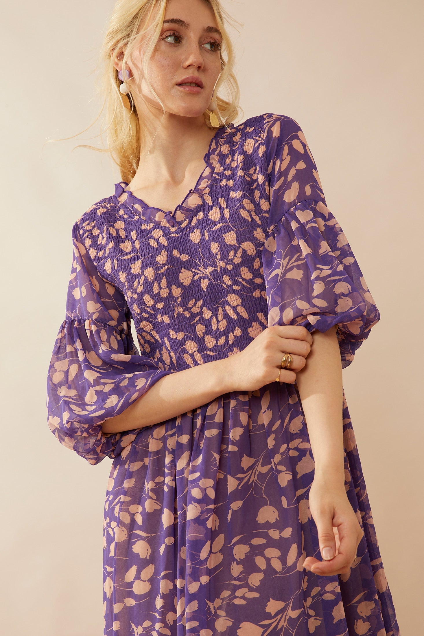 Darleena Dropwaist Dress - Myra USA