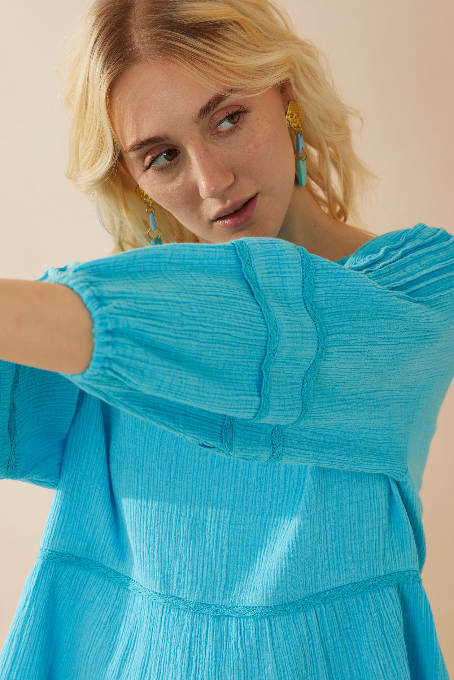 Avery Gathered Waist Top - Myra USA