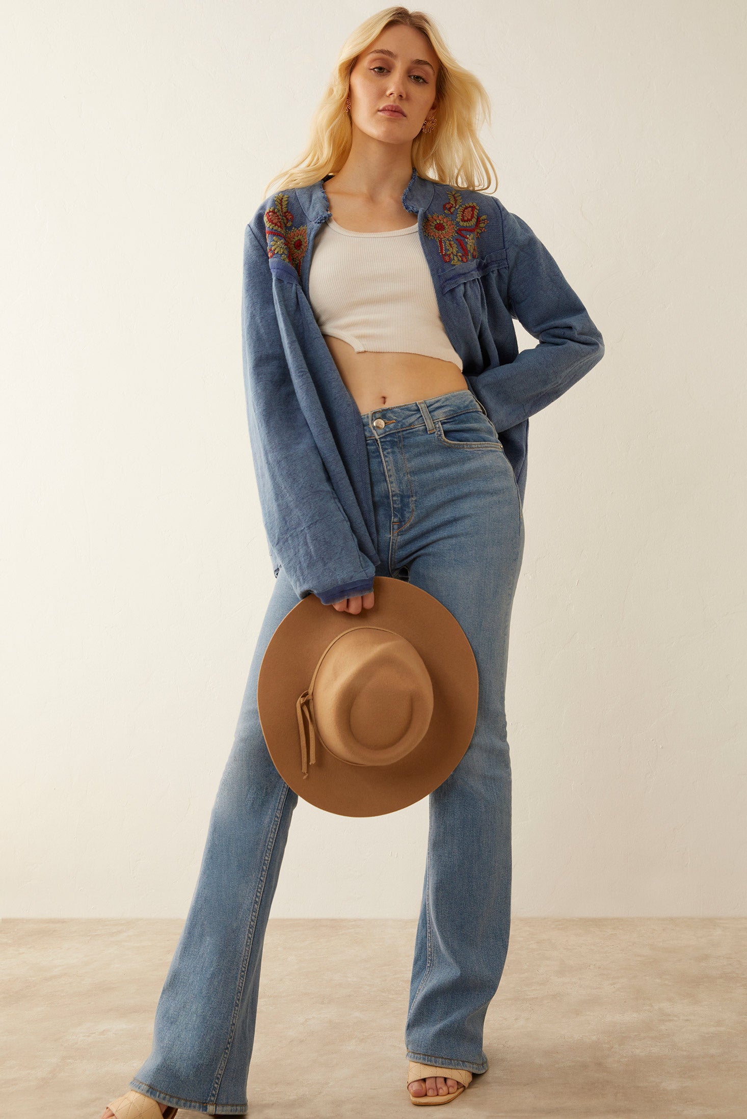 Hazel Anne Embroidered Jacket - Myra USA