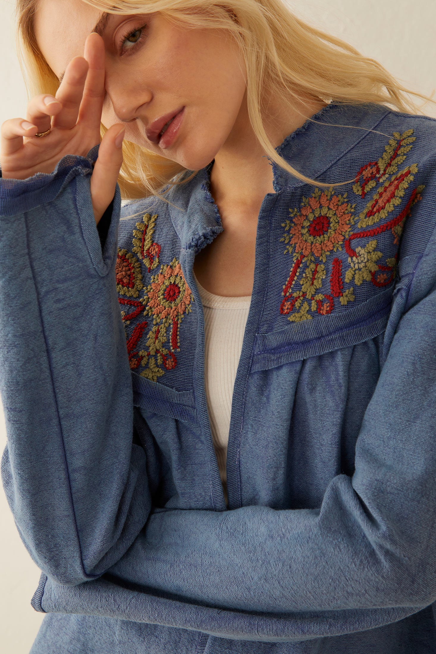 Hazel Anne Embroidered Jacket - Myra USA