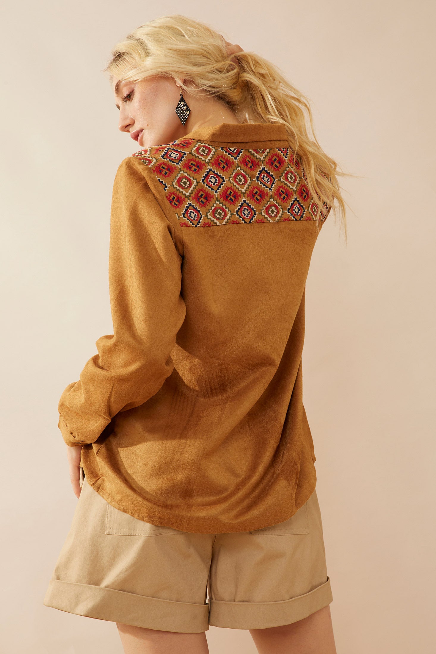 Madisson Jo Embroidered Shacket - Myra USA