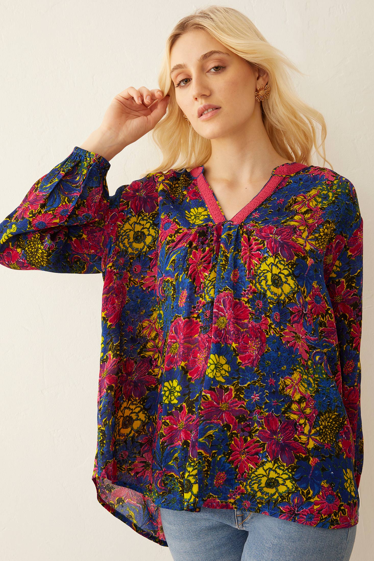 Dubre Ann Floral Top - Myra USA