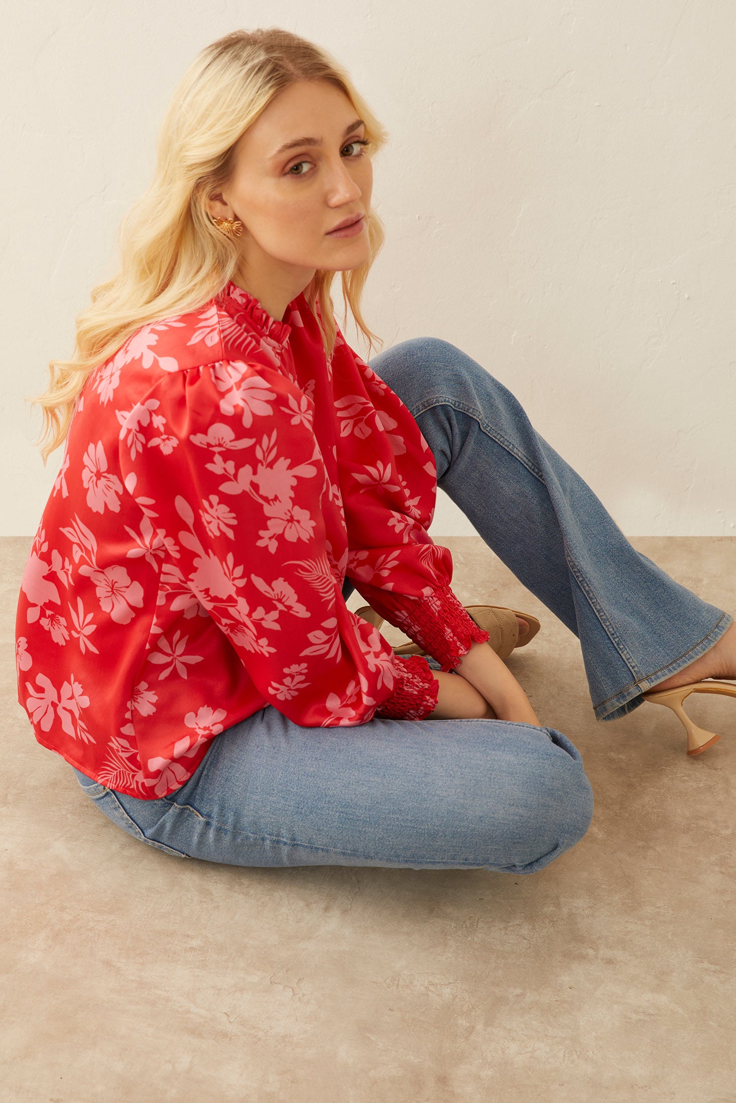 Thea Rae Top in Red - Myra USA