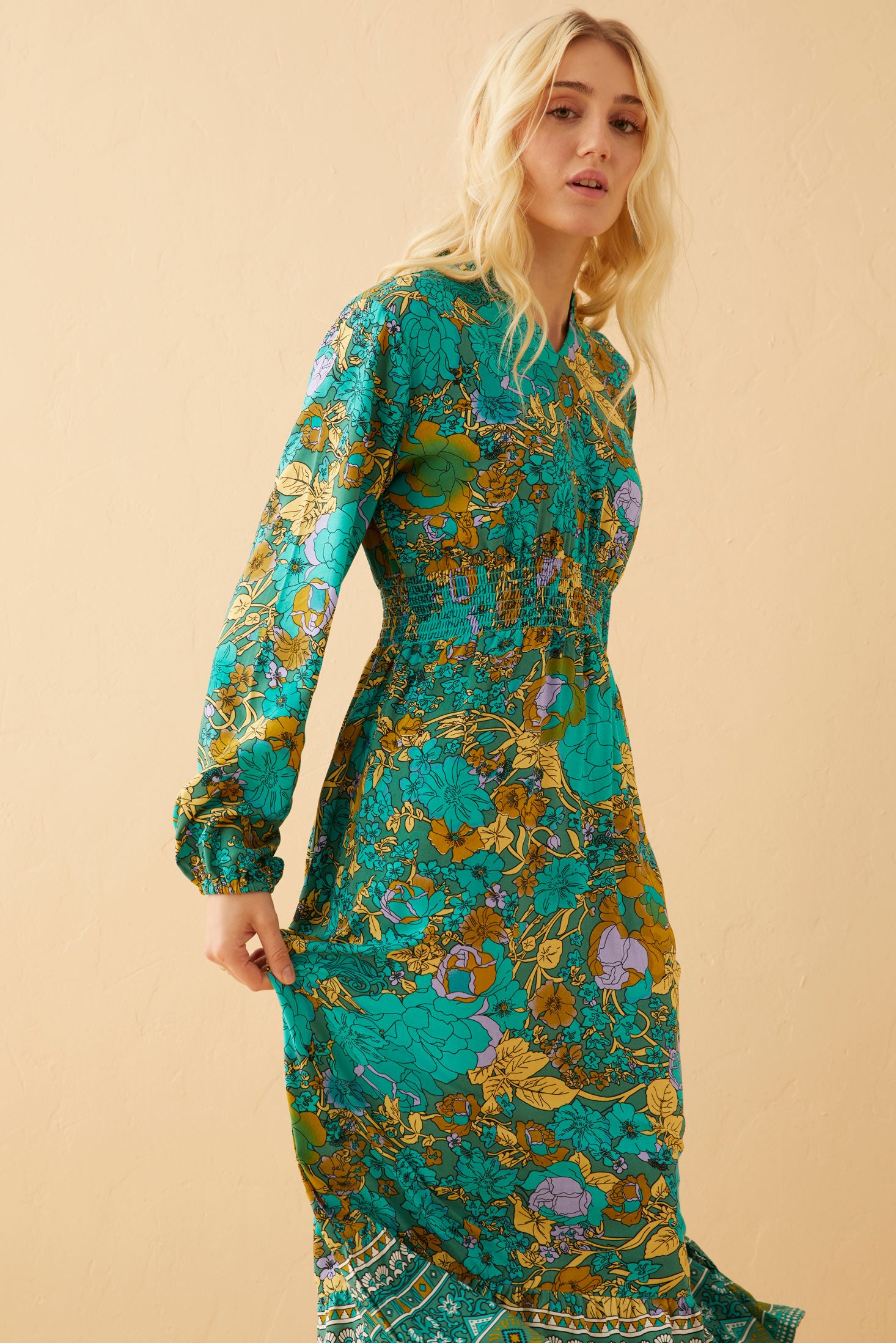 Nia Drop Waist Dress - Myra USA