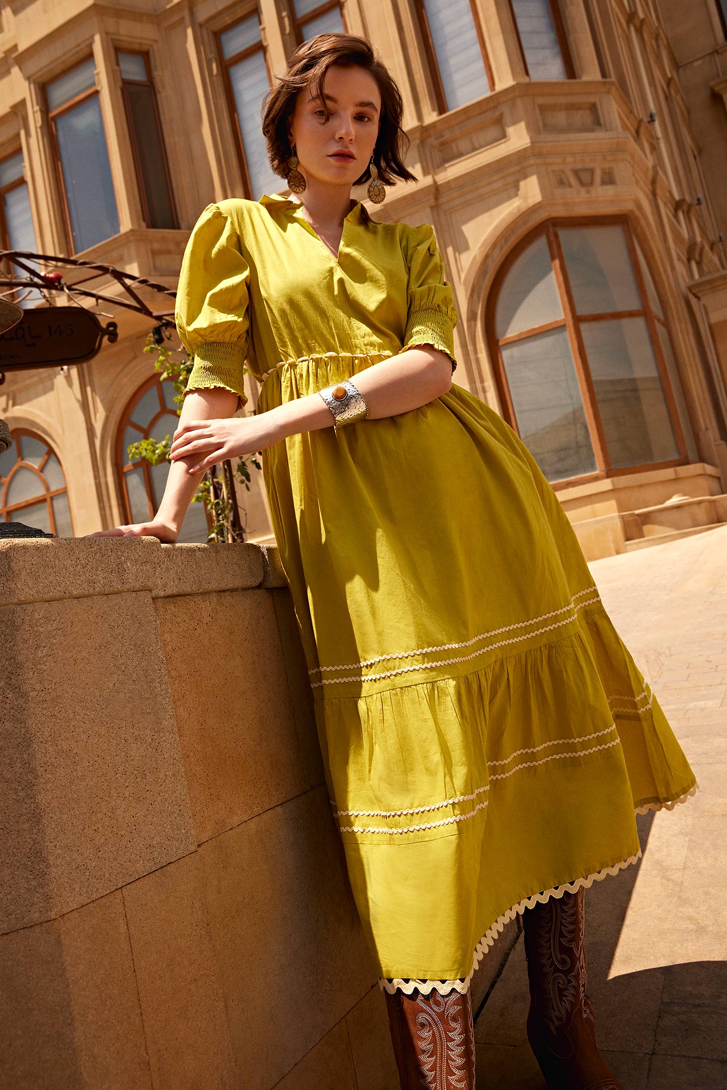 Mylee Jane Drop Waist Dress - Myra USA