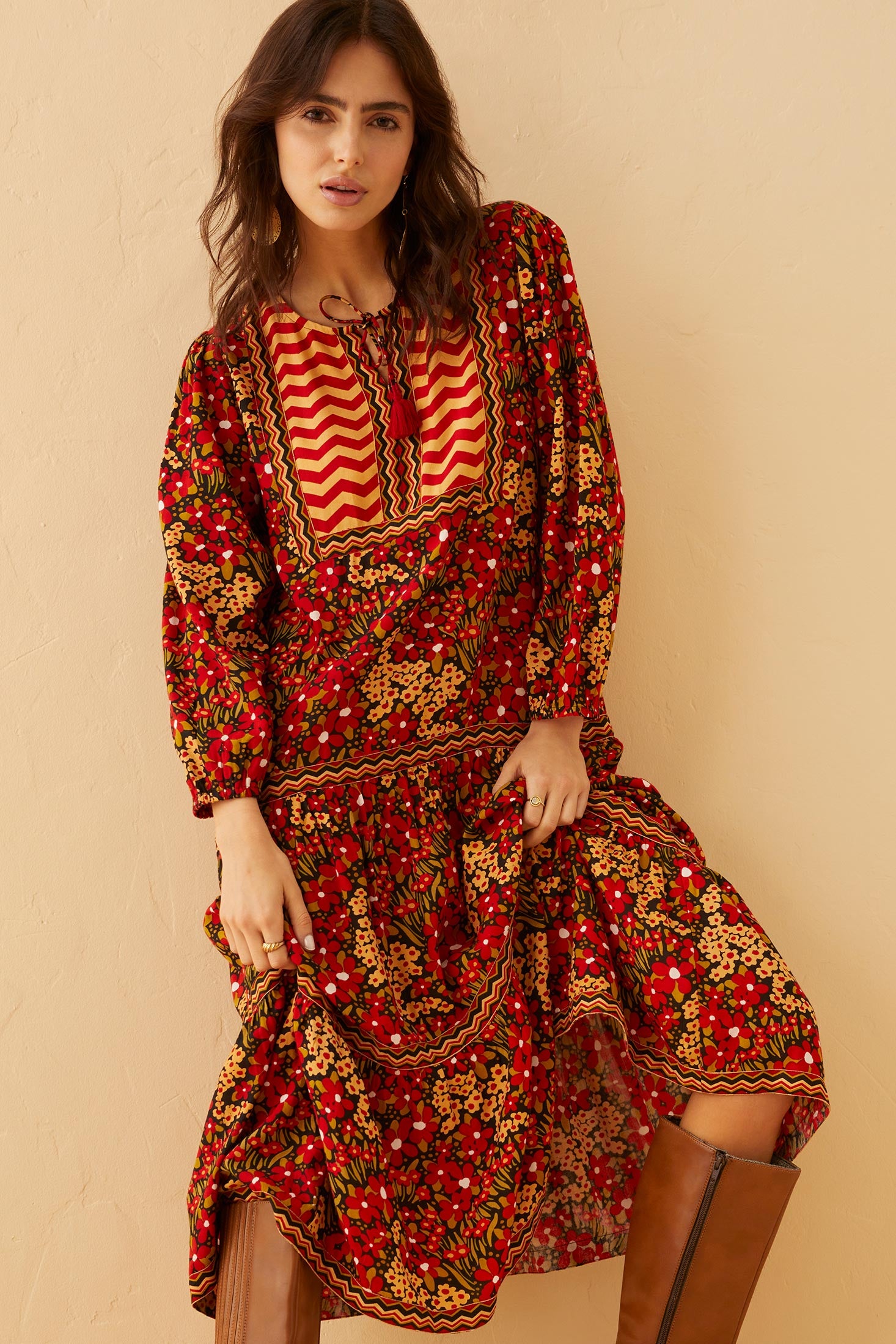 Della Celeste Flow Dress - Myra USA