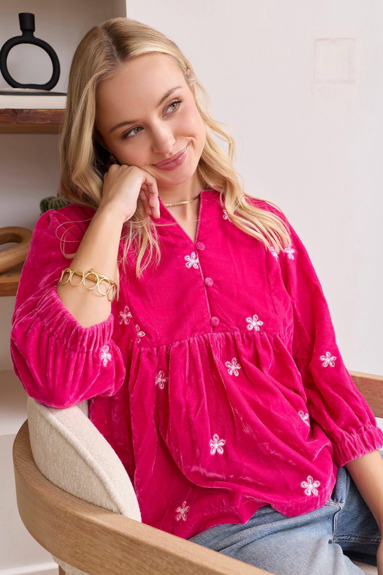 Kristi Nell Peplum Top - Myra USA