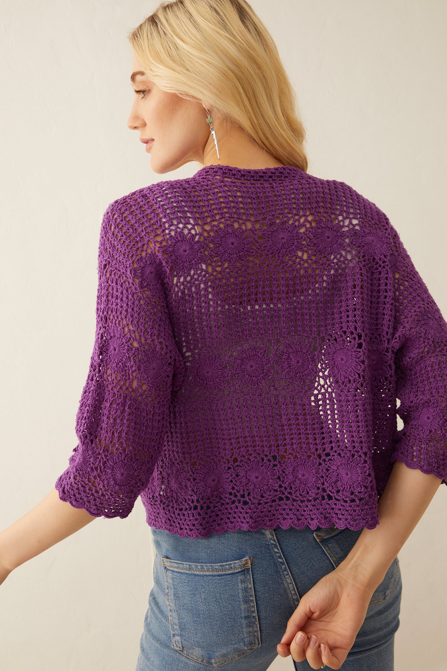 Eloise Knitted Sweater Jacket - Myra USA