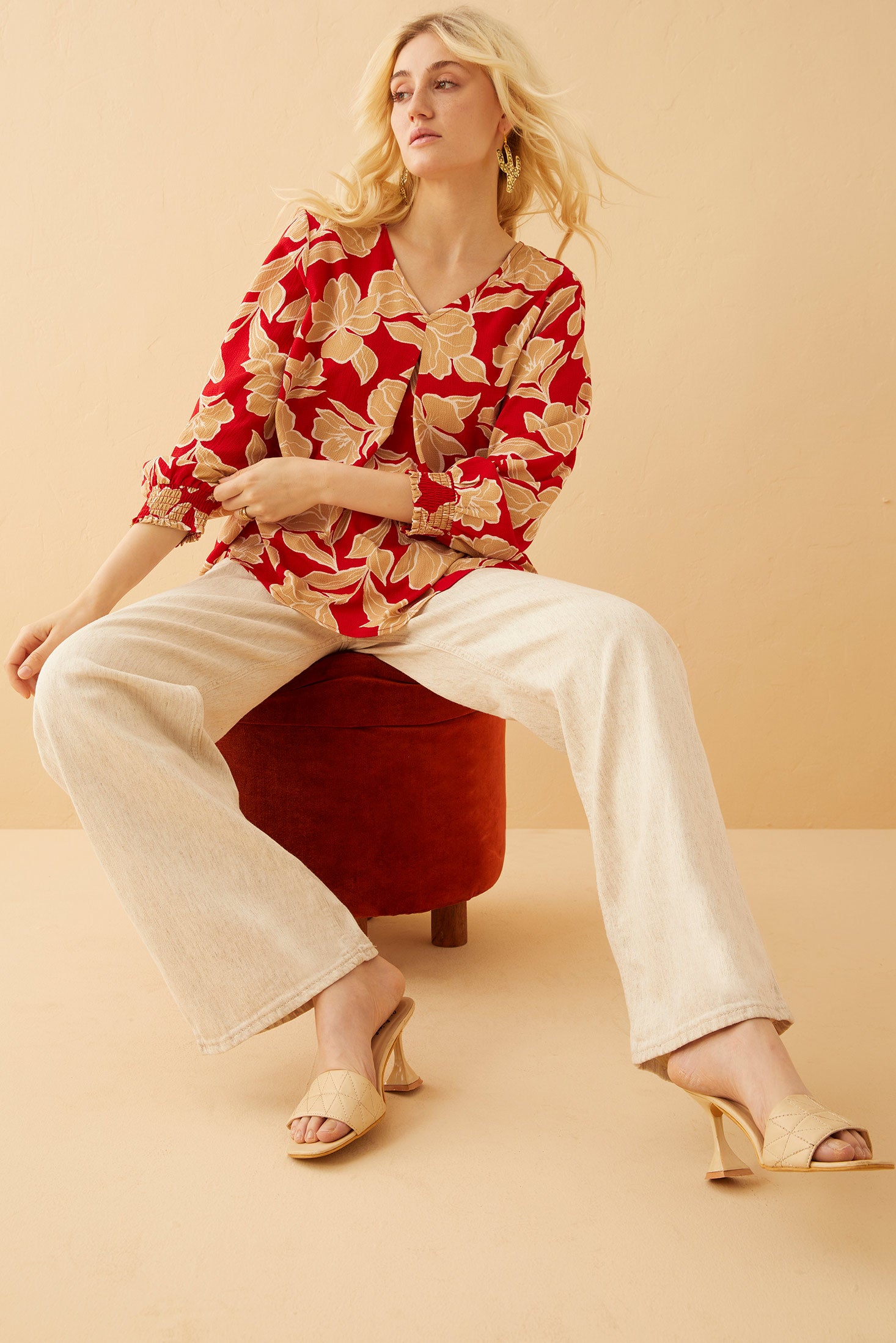 Aurelia V-Neck Top - Myra USA