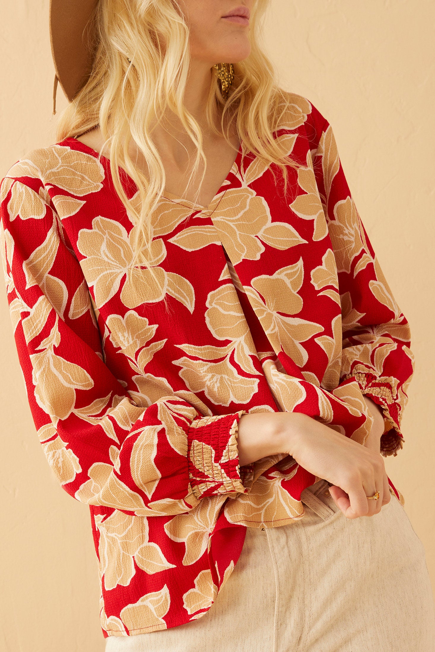 Aurelia V-Neck Top - Myra USA