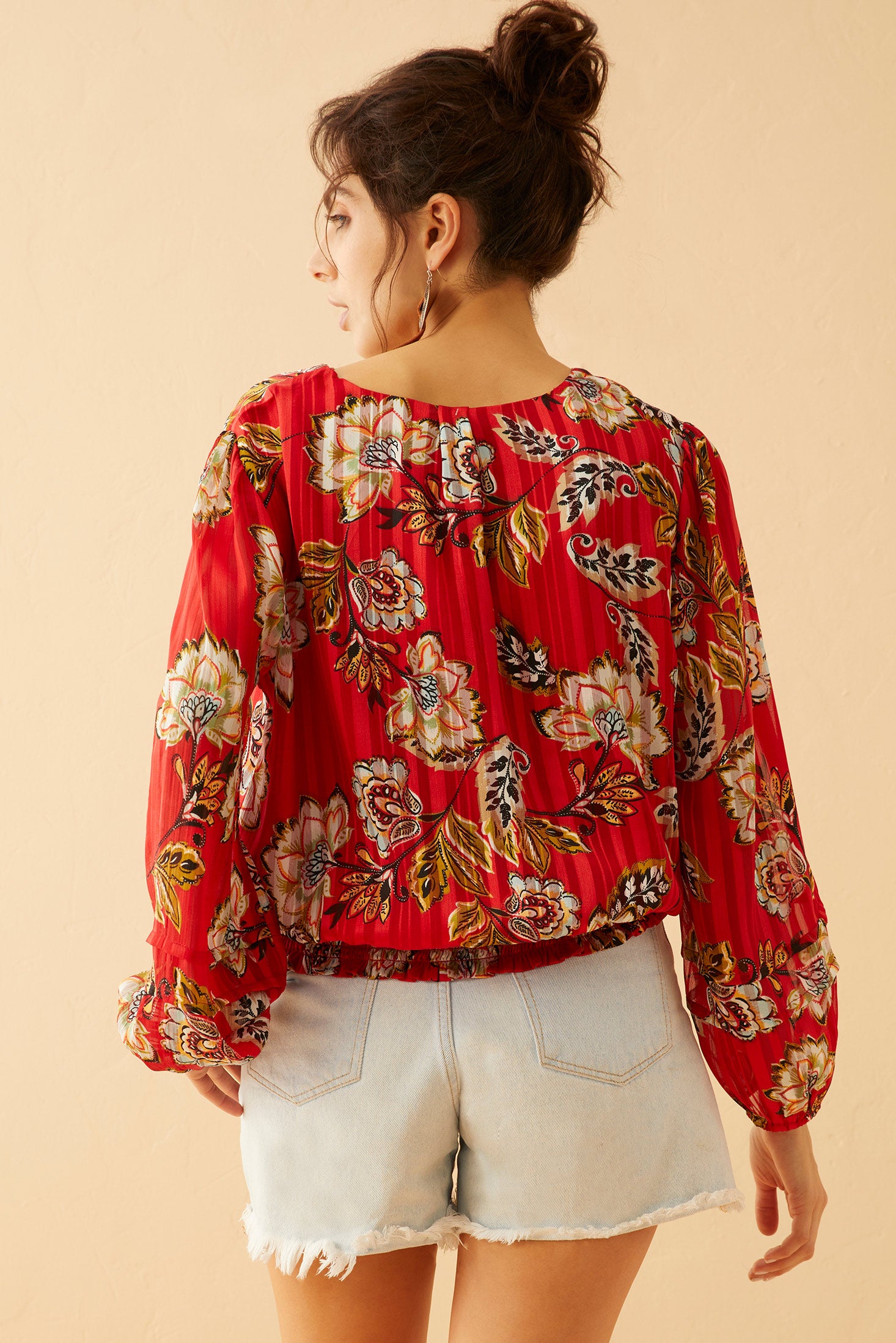 Rylee River Peplum Top - Myra USA