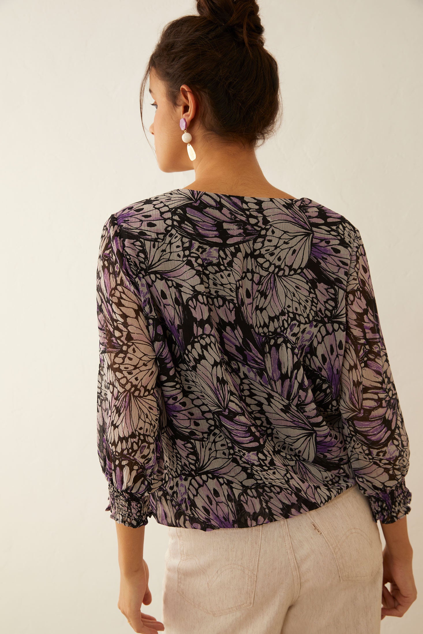 Butterfly Mine Blouse Top - Myra USA
