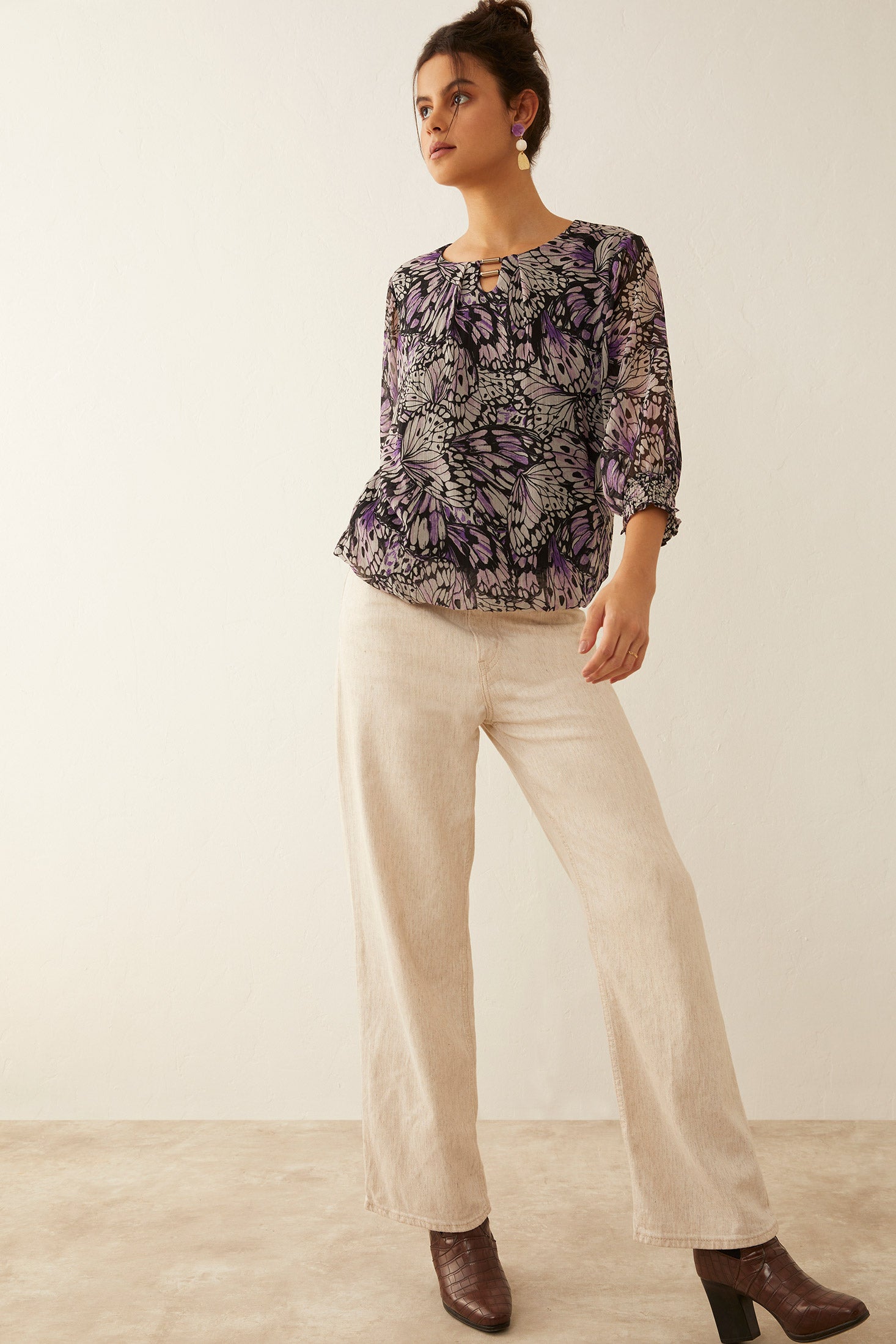 Butterfly Mine Blouse Top - Myra USA