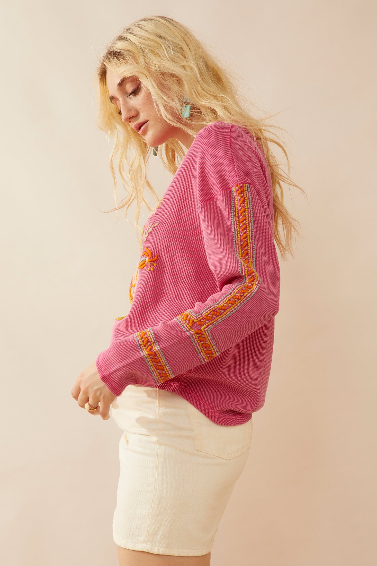 Hadass Floral Embroidered Top - Myra USA