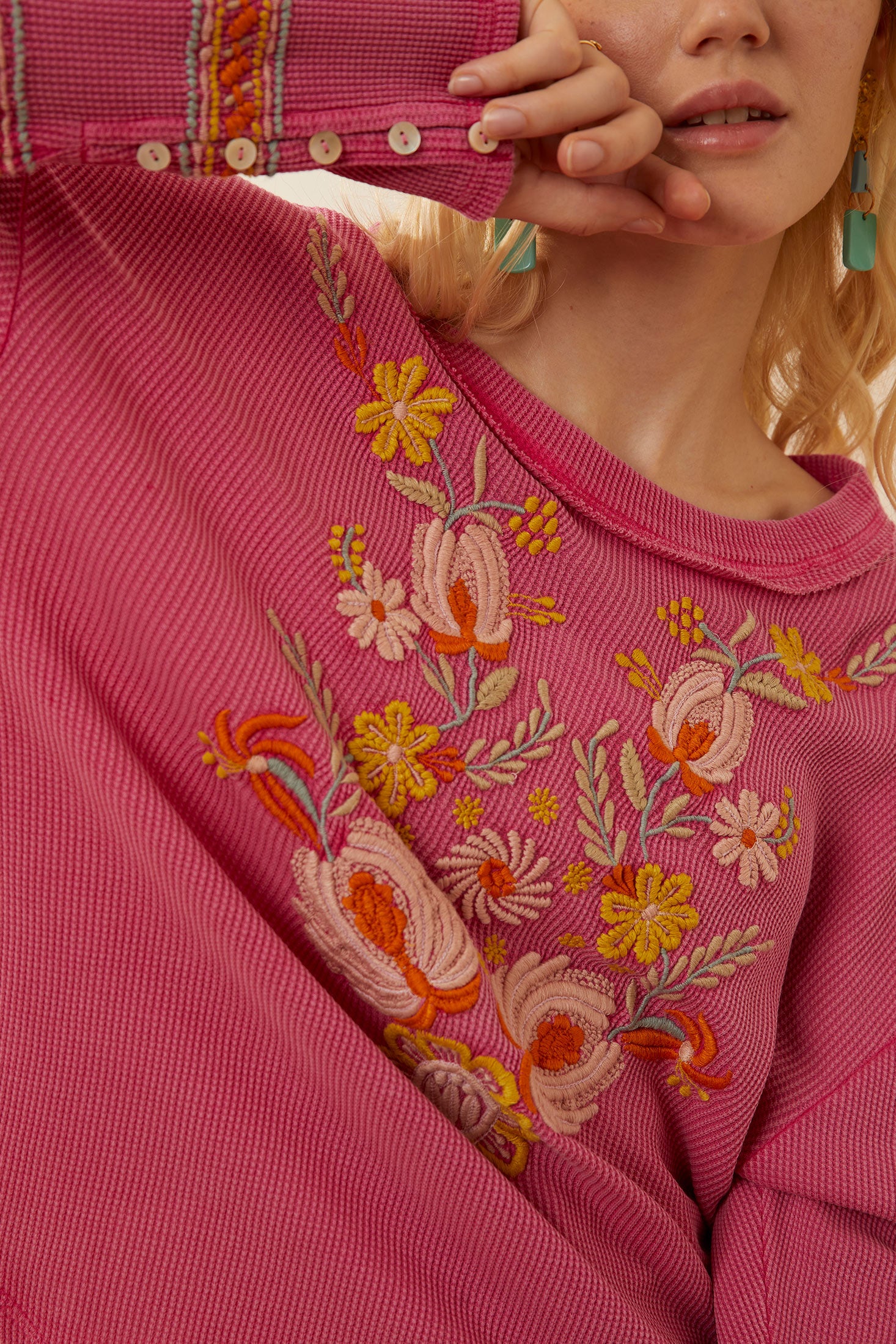 Hadass Floral Embroidered Top - Myra USA