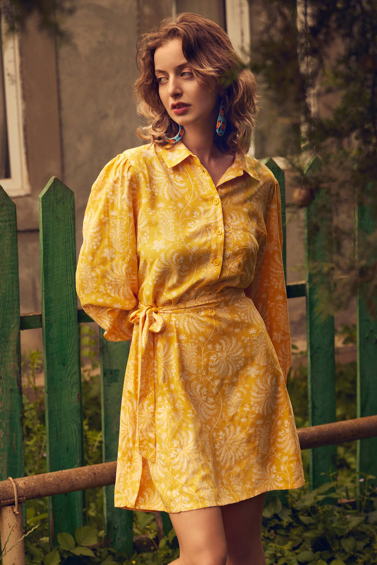 Resplendent Shirt Dress - Myra USA
