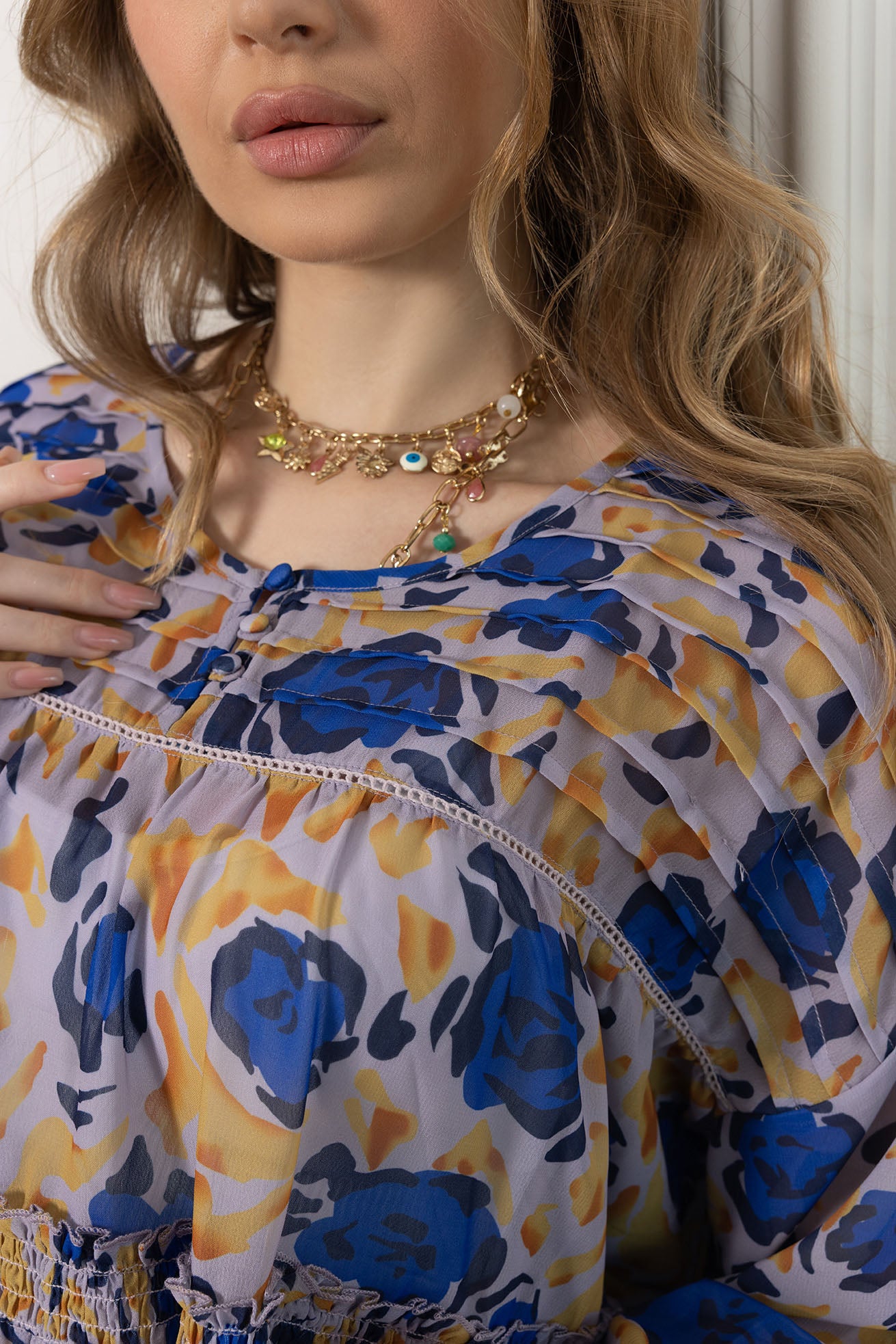 Dagmar Layered Blouse Top - Myra USA