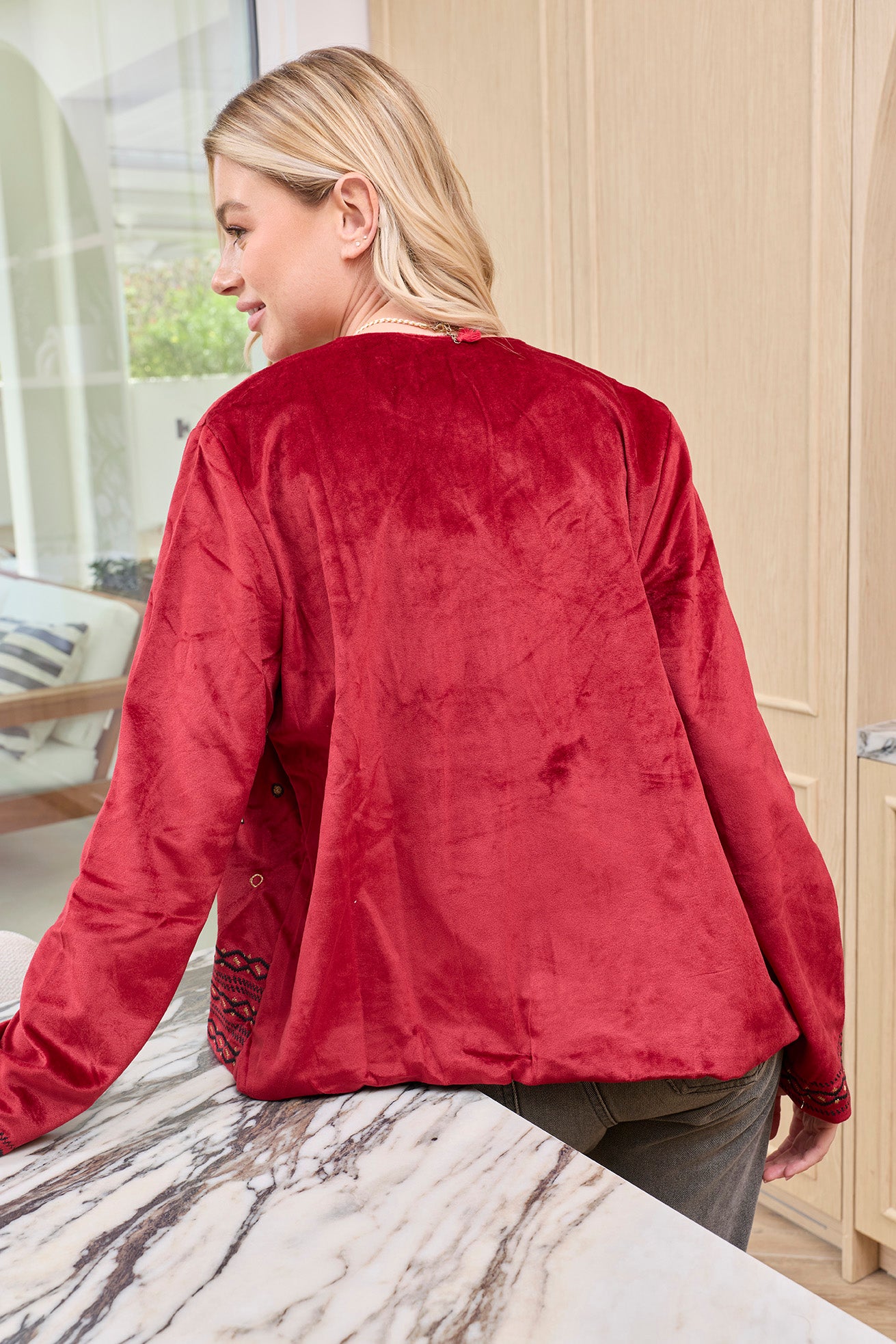 Giovanna Embroidered Dinner Jacket - Myra USA