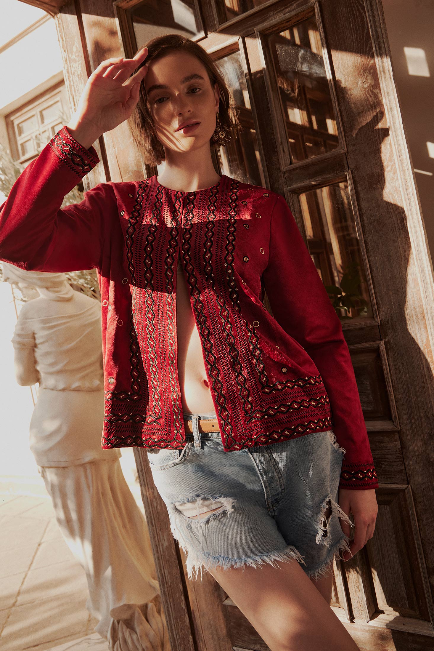 Giovanna Embroidered Dinner Jacket - Myra USA