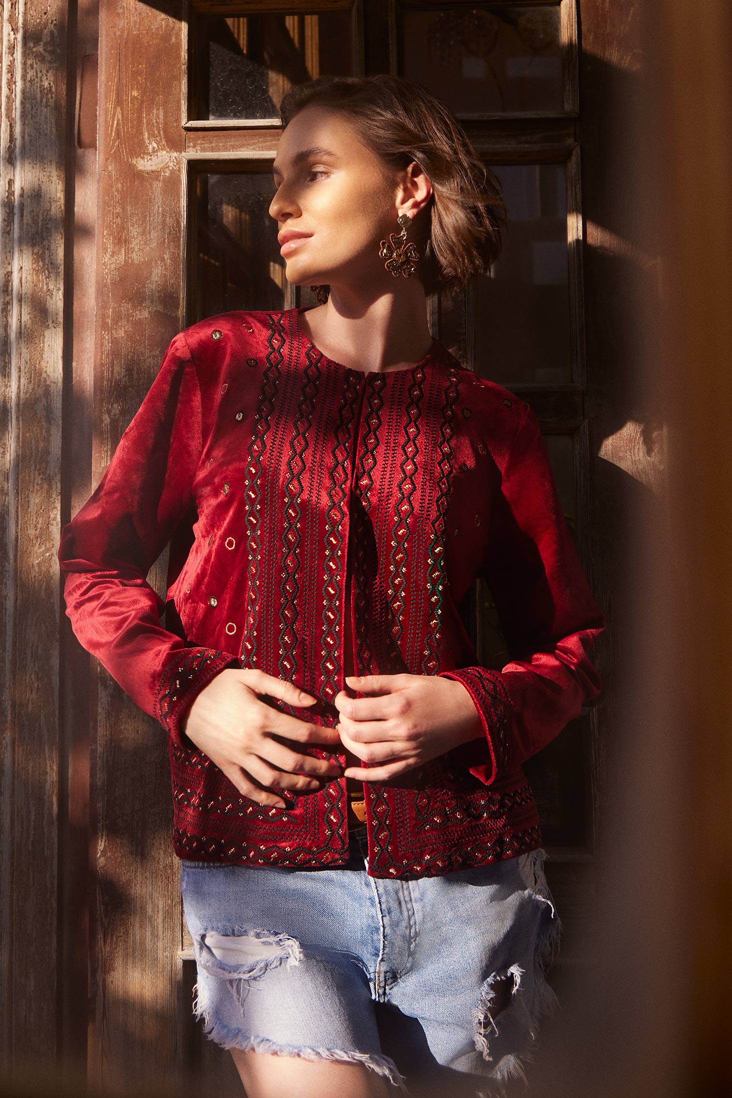 Giovanna Embroidered Dinner Jacket - Myra USA