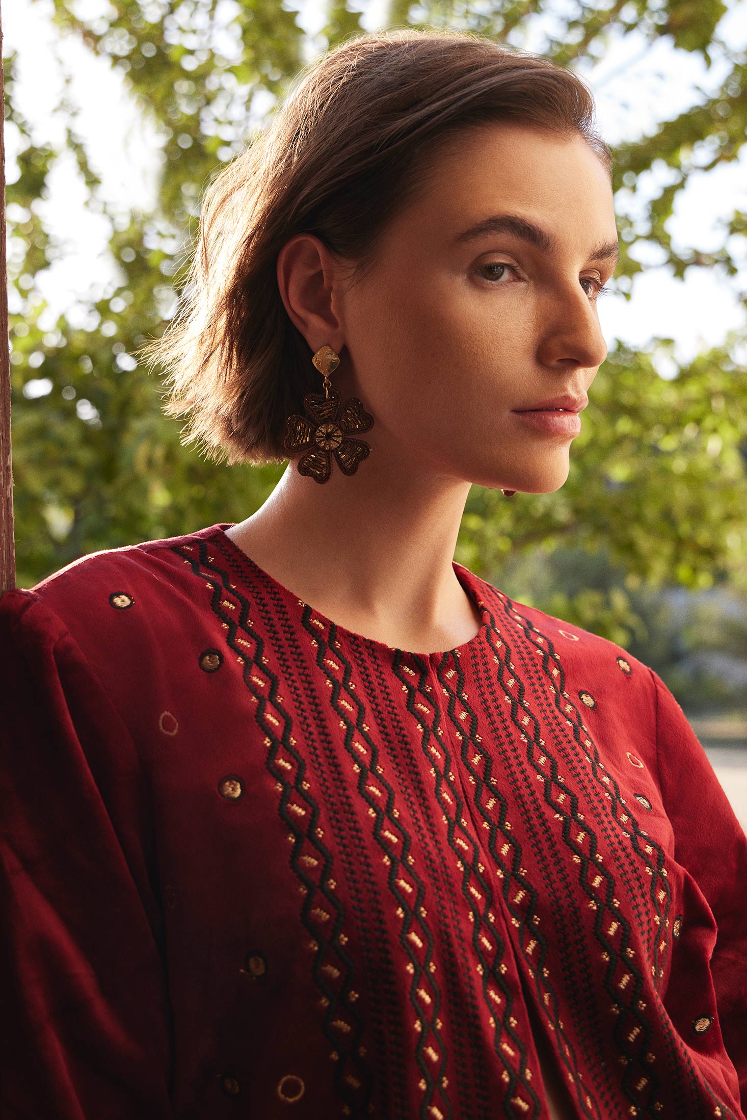 Giovanna Embroidered Dinner Jacket - Myra USA