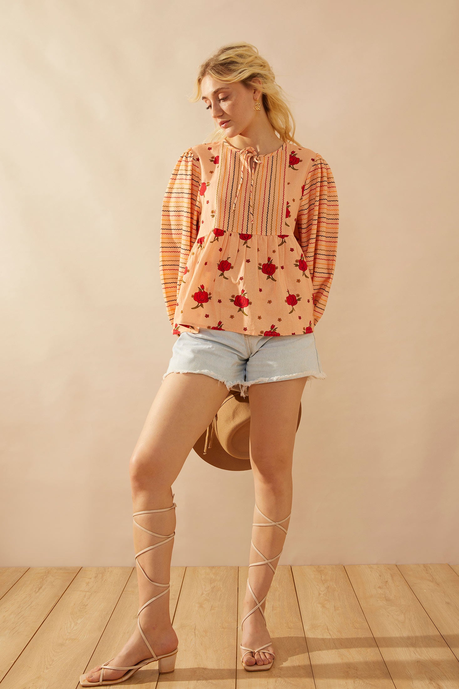 Copriandra Peplum Top - Myra USA