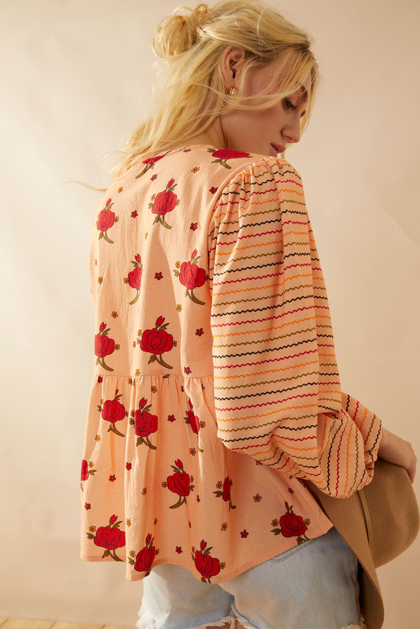 Copriandra Peplum Top - Myra USA