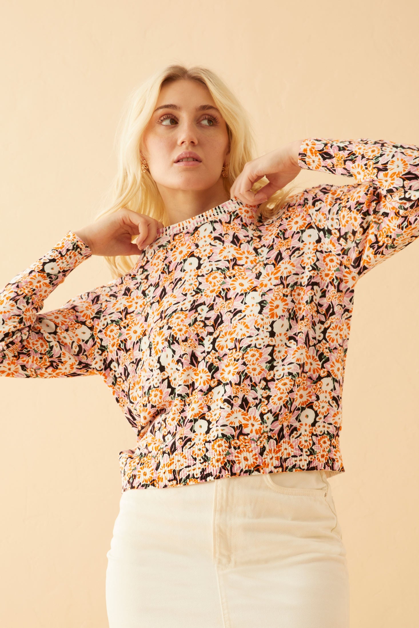 Uma Floral Sweater - Myra USA