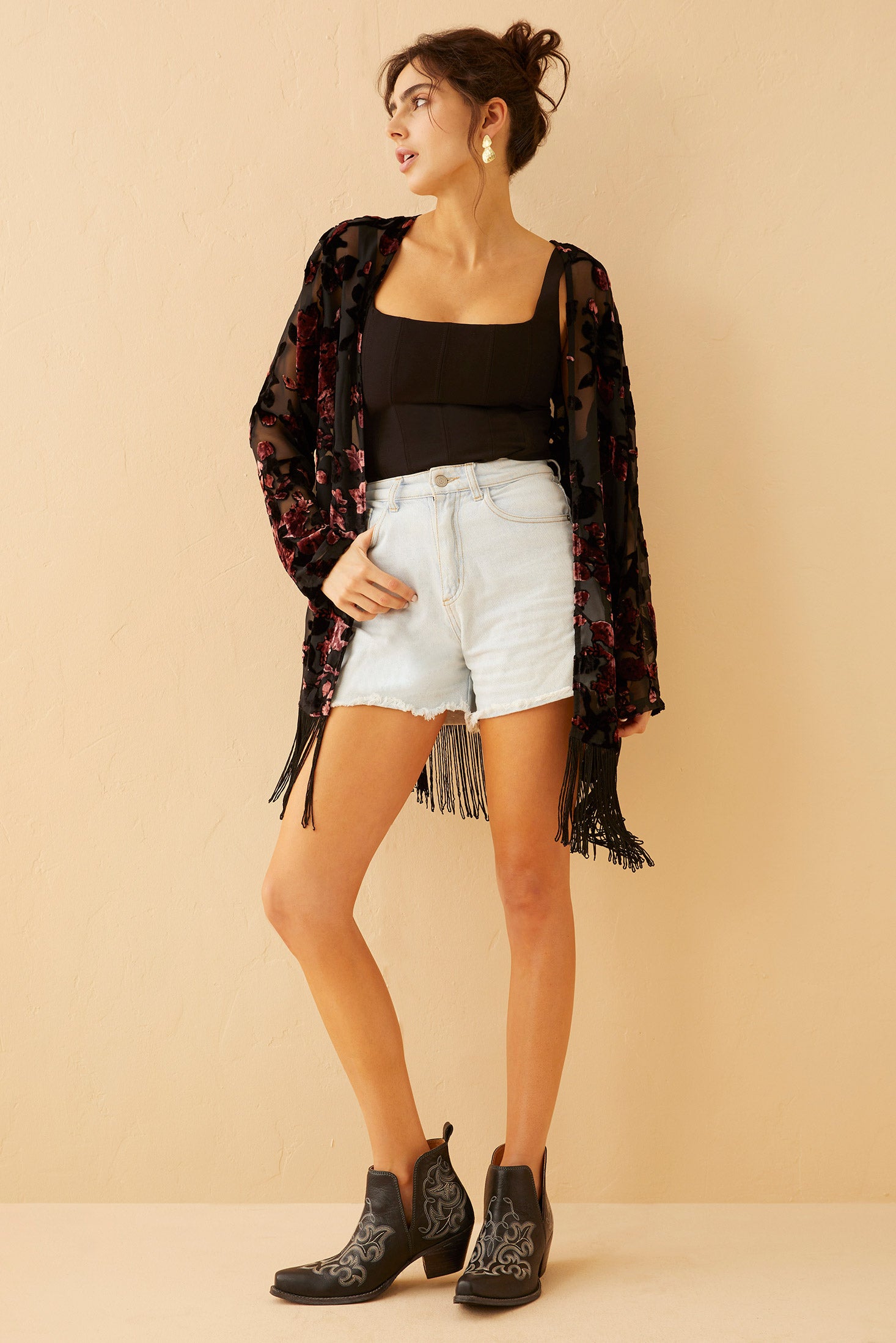 Miss Terrie Floral Cardigan - Myra USA