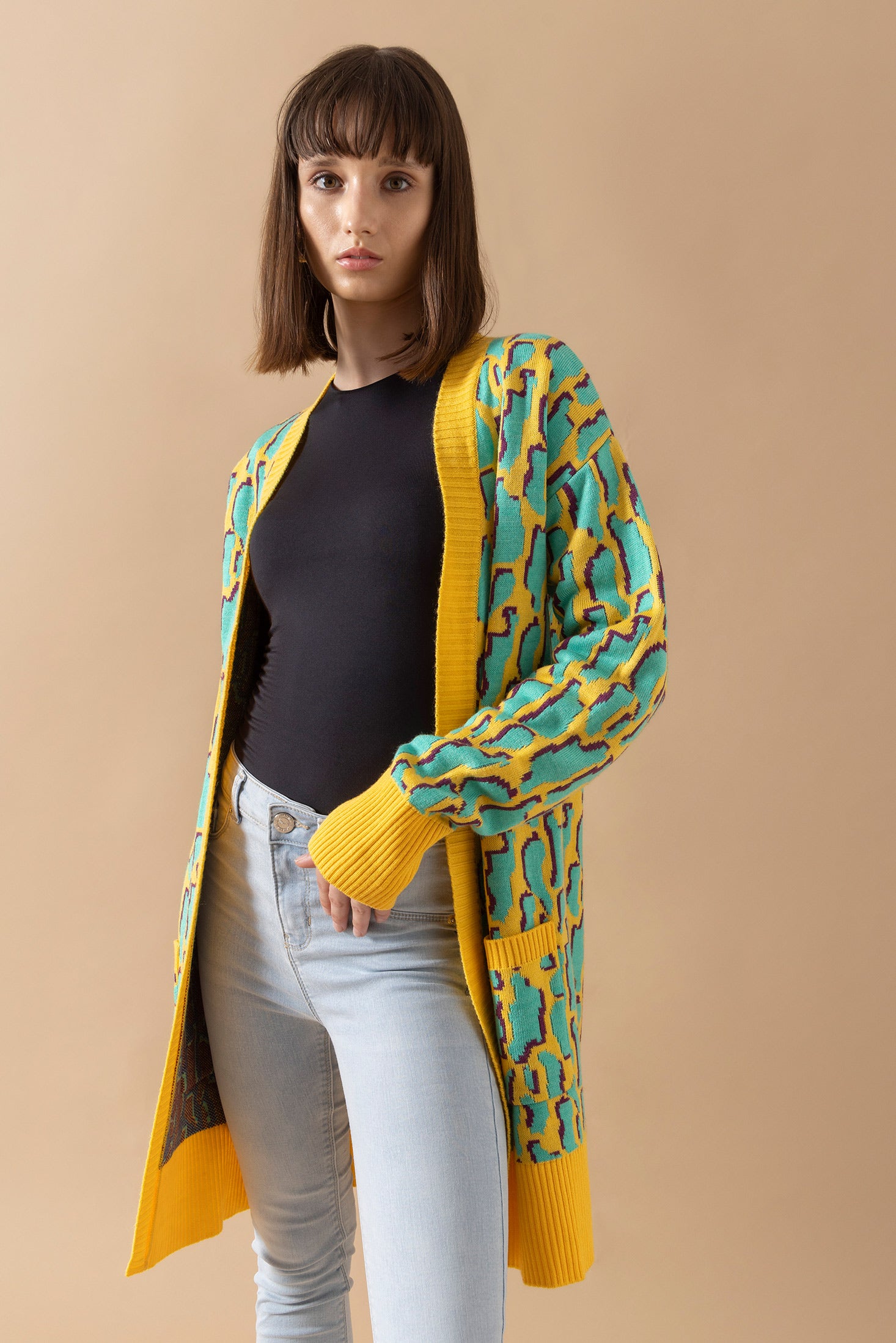 Alexa Tri-Tone Cardigan - Myra USA