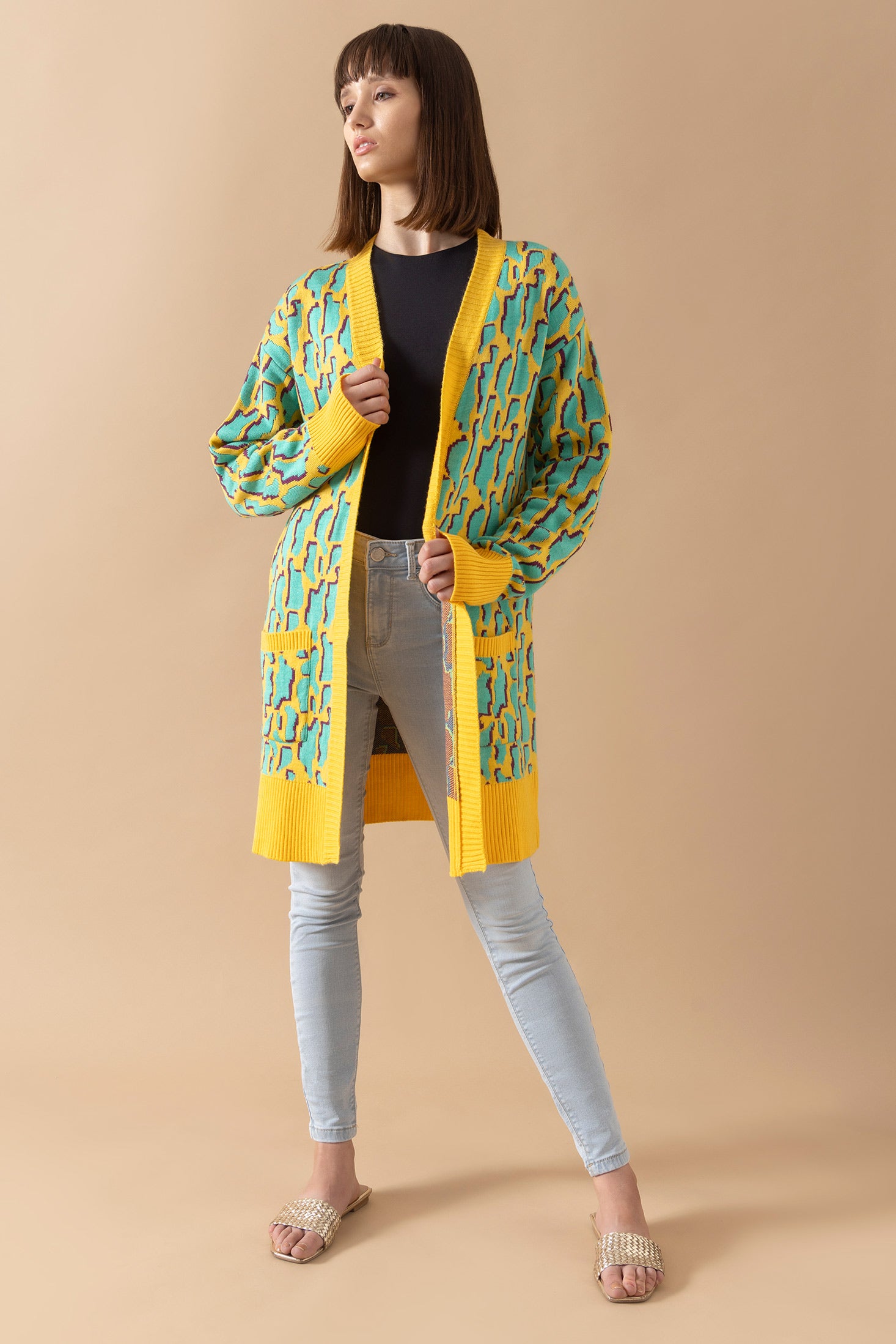 Alexa Tri-Tone Cardigan - Myra USA