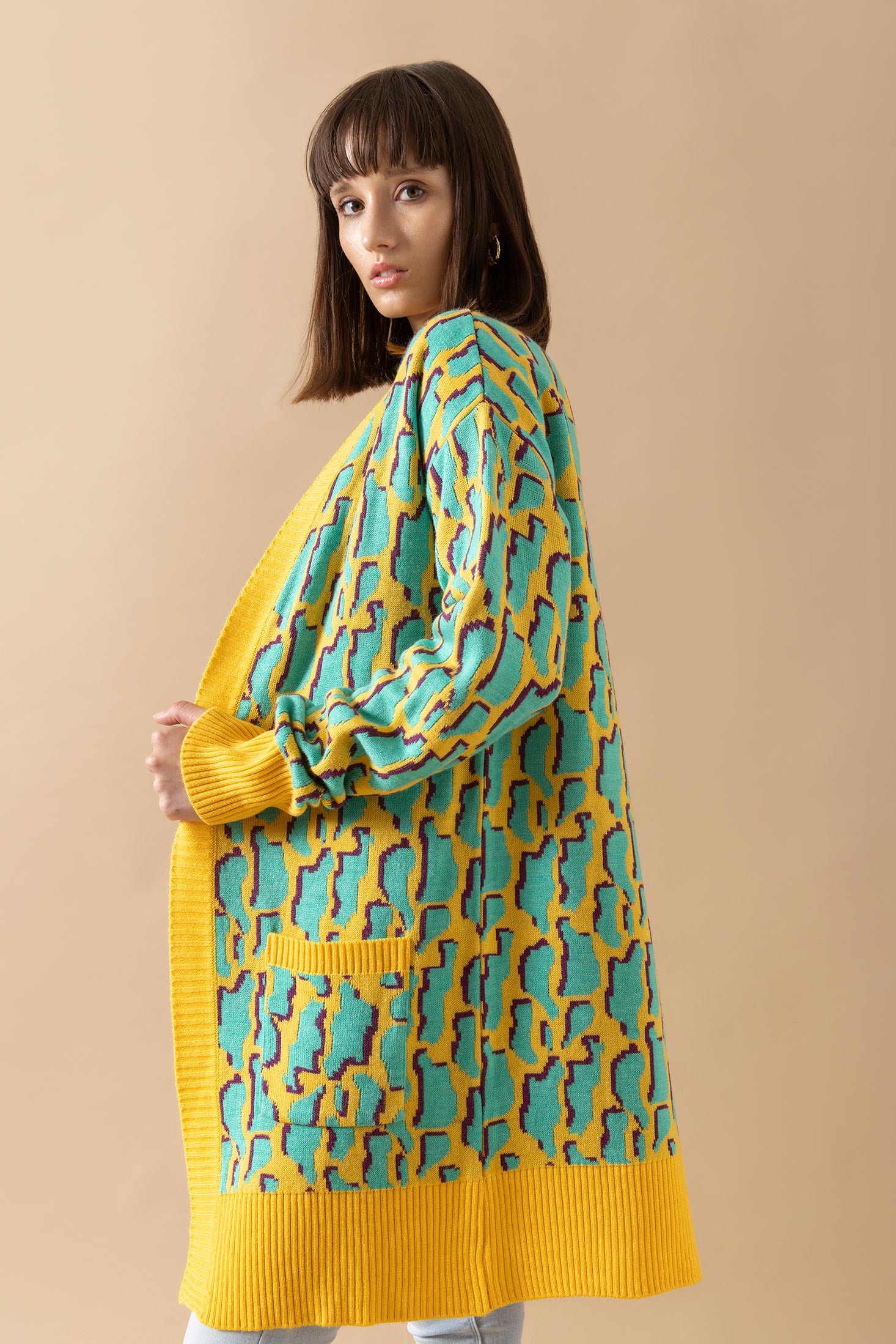 Alexa Tri-Tone Cardigan - Myra USA