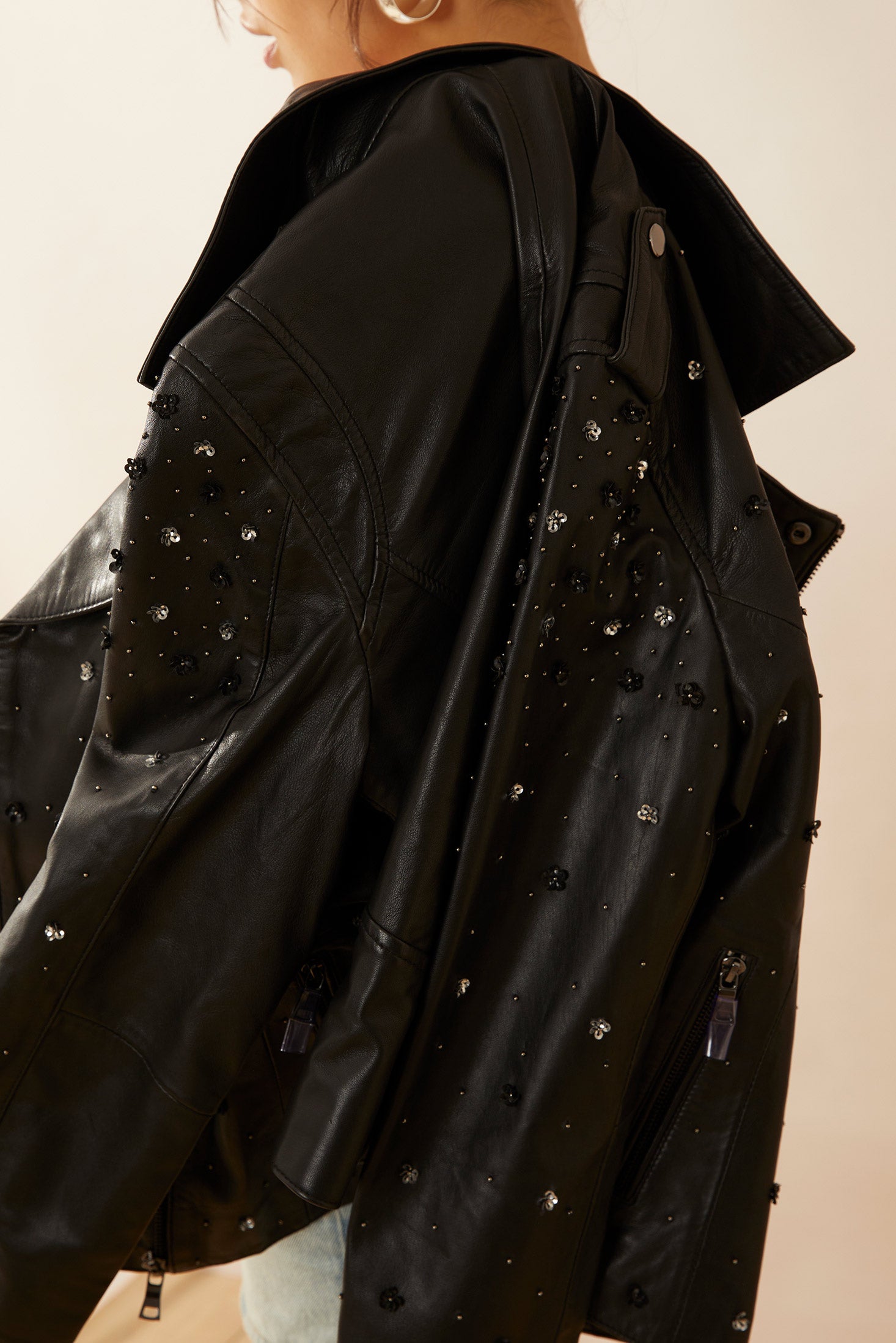 Brittany Shy Leather Jacket - Myra USA