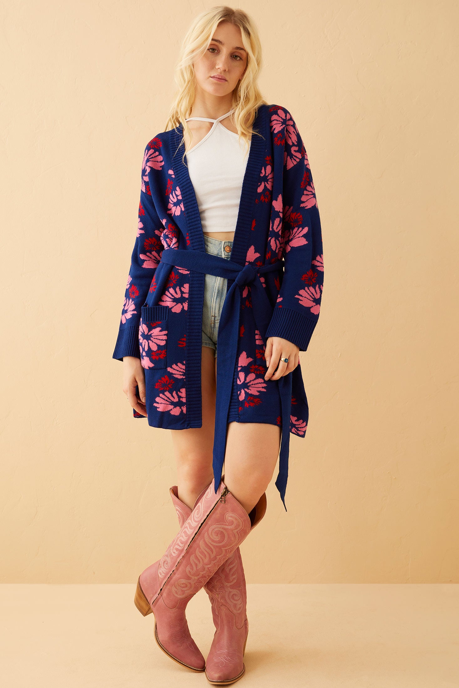 Rowan Floral Cardigan - Myra USA