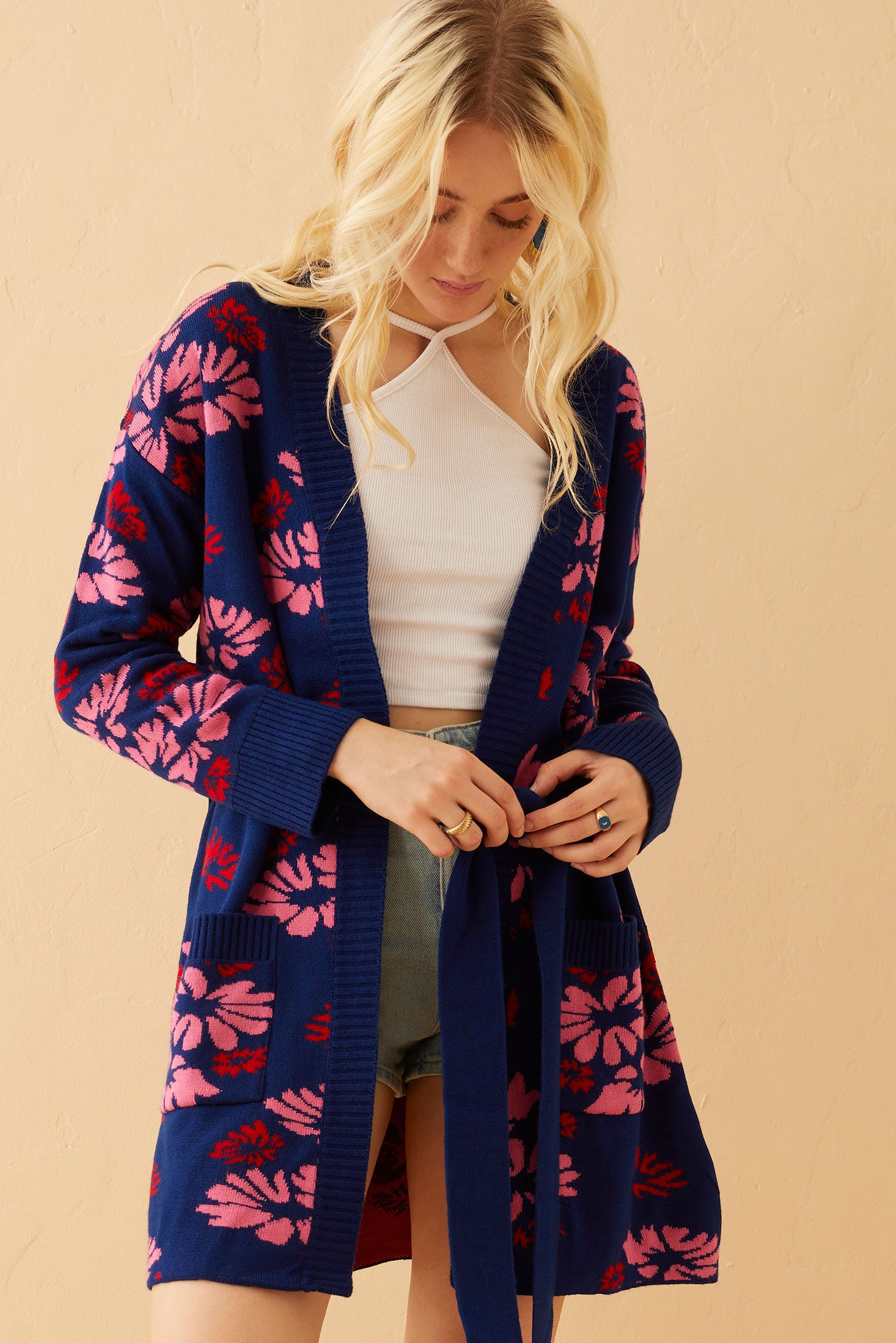 Rowan Floral Cardigan - Myra USA