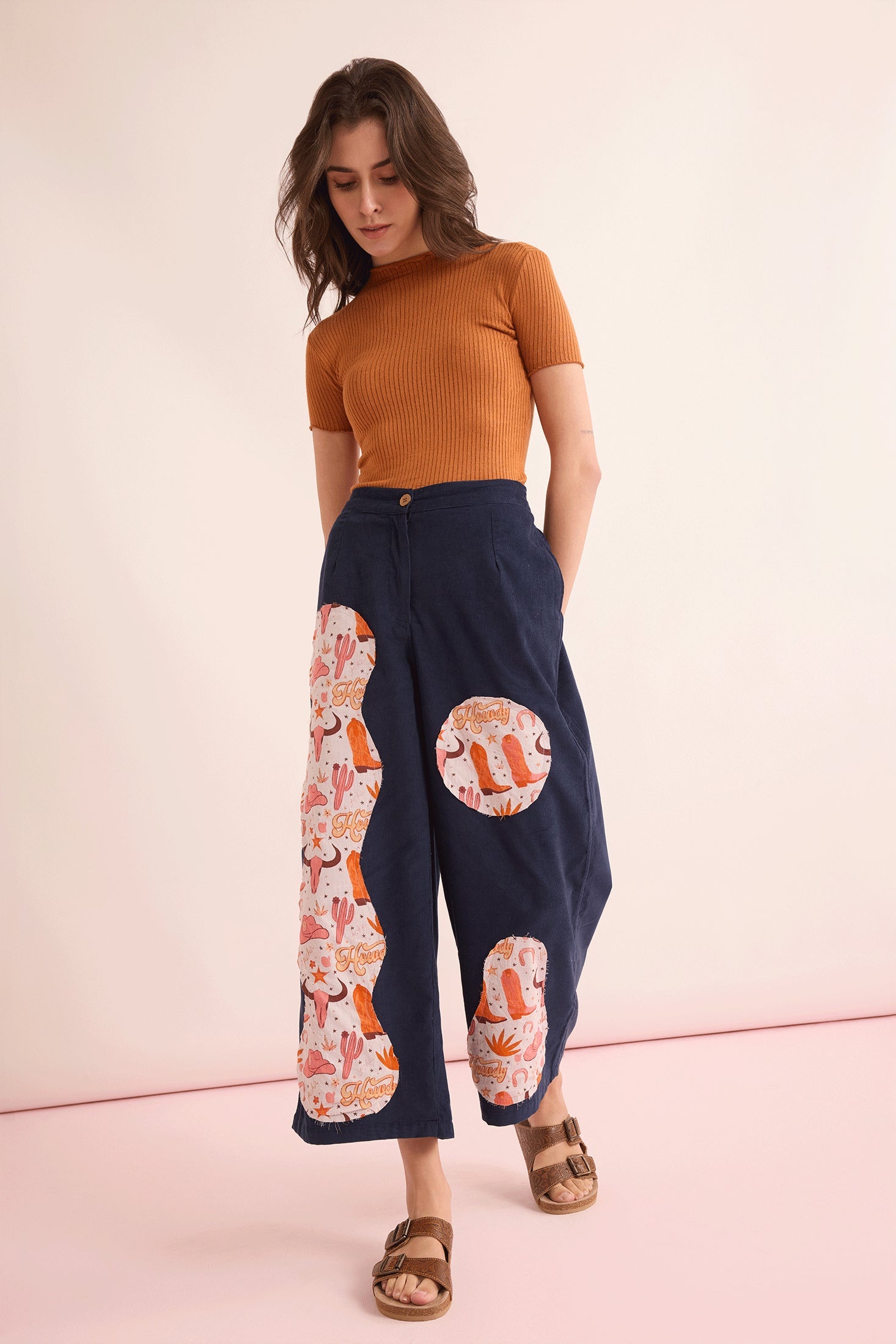 Charlotte's Trail Pants In Dark Blue - Myra USA