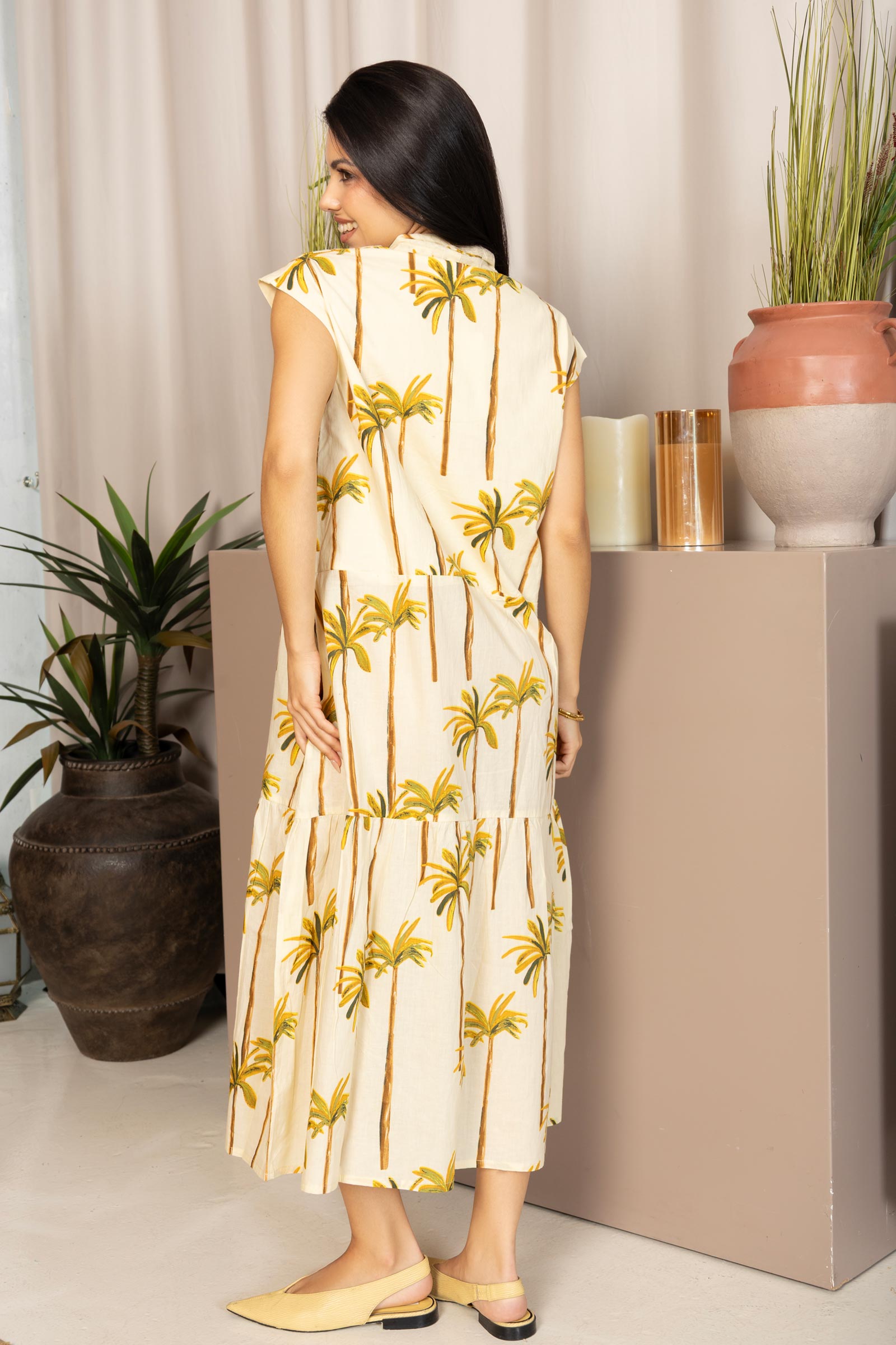 La Palma Retreat Dress In Off White