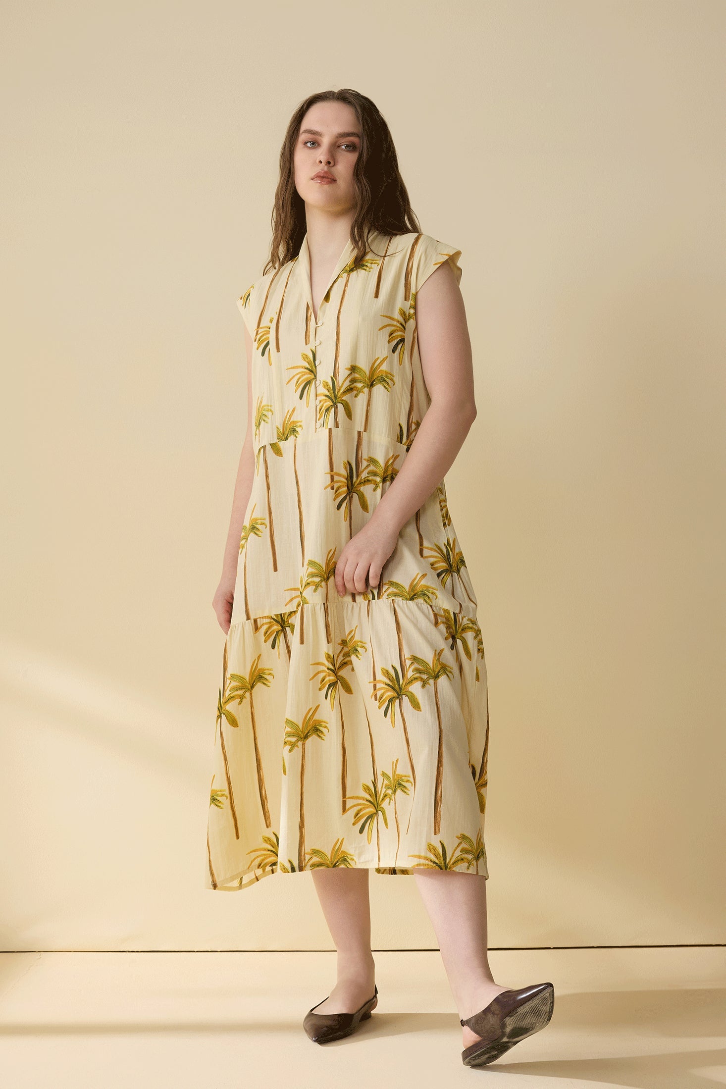 La Palma Retreat Dress In Off White - Myra USA