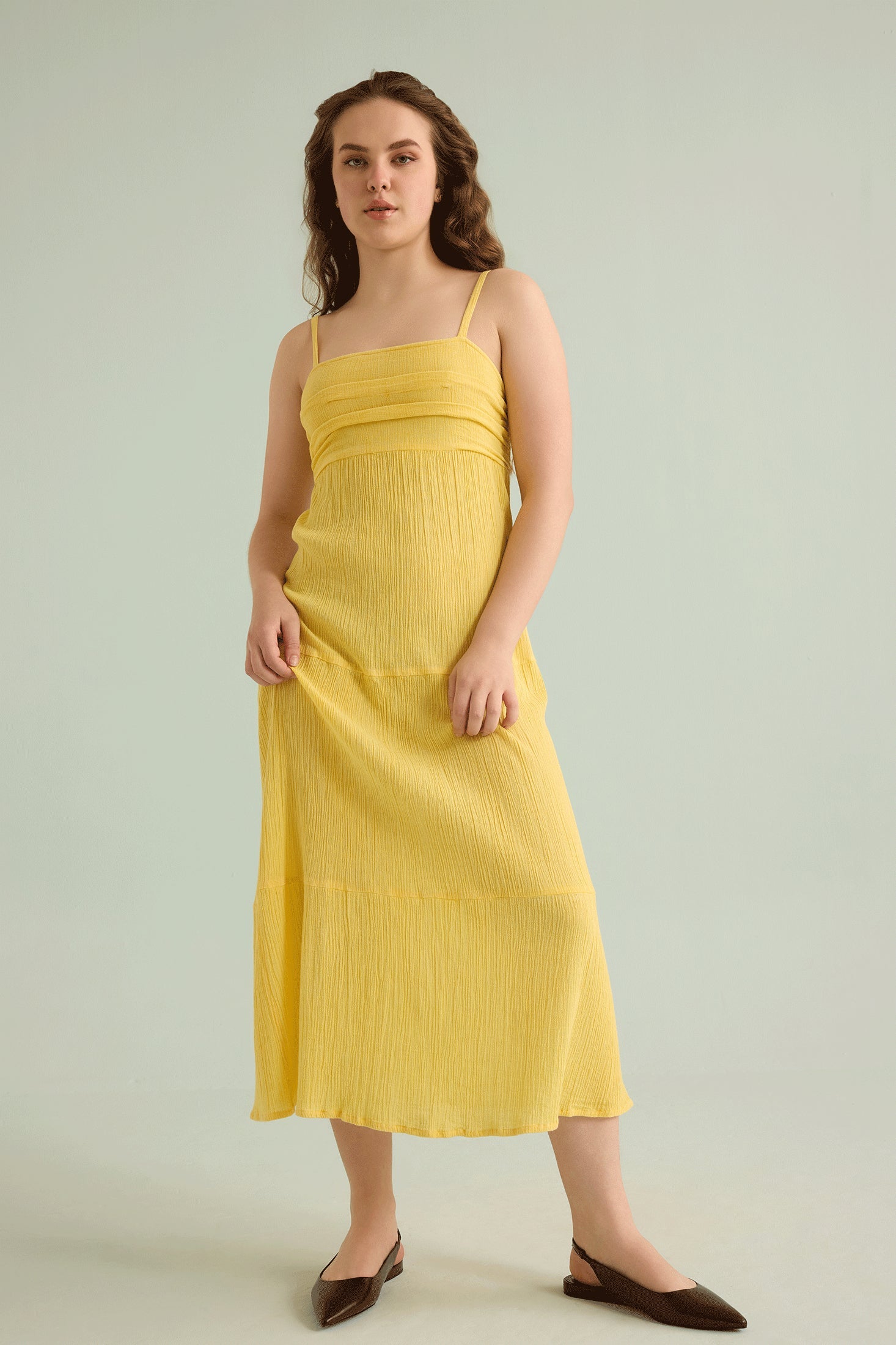 Olivia's Dream Dress In Yellow - Myra USA