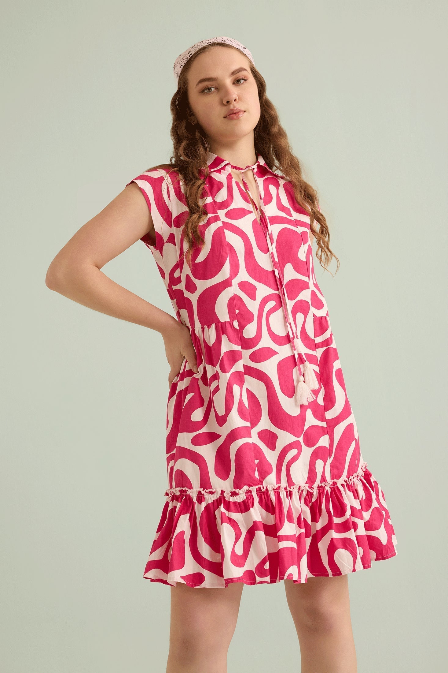 Sophia on Safari Dress In Pink - Myra USA