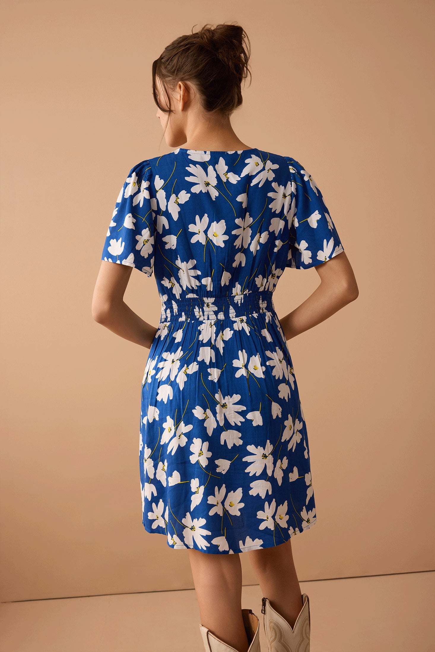 Sophia's Garden Dress In Blue - Myra USA
