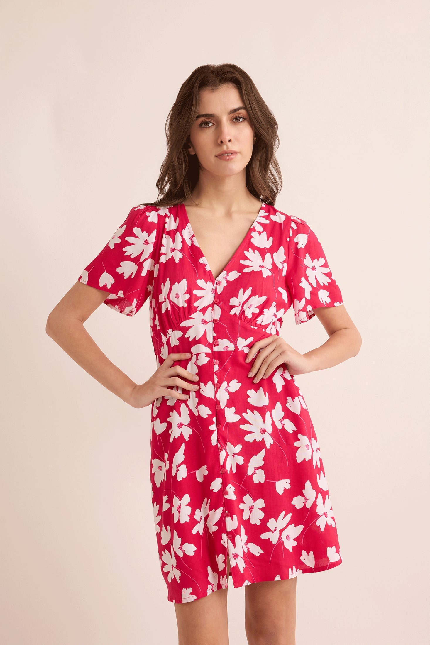 Sophia's Garden Dress In Pink - Myra USA
