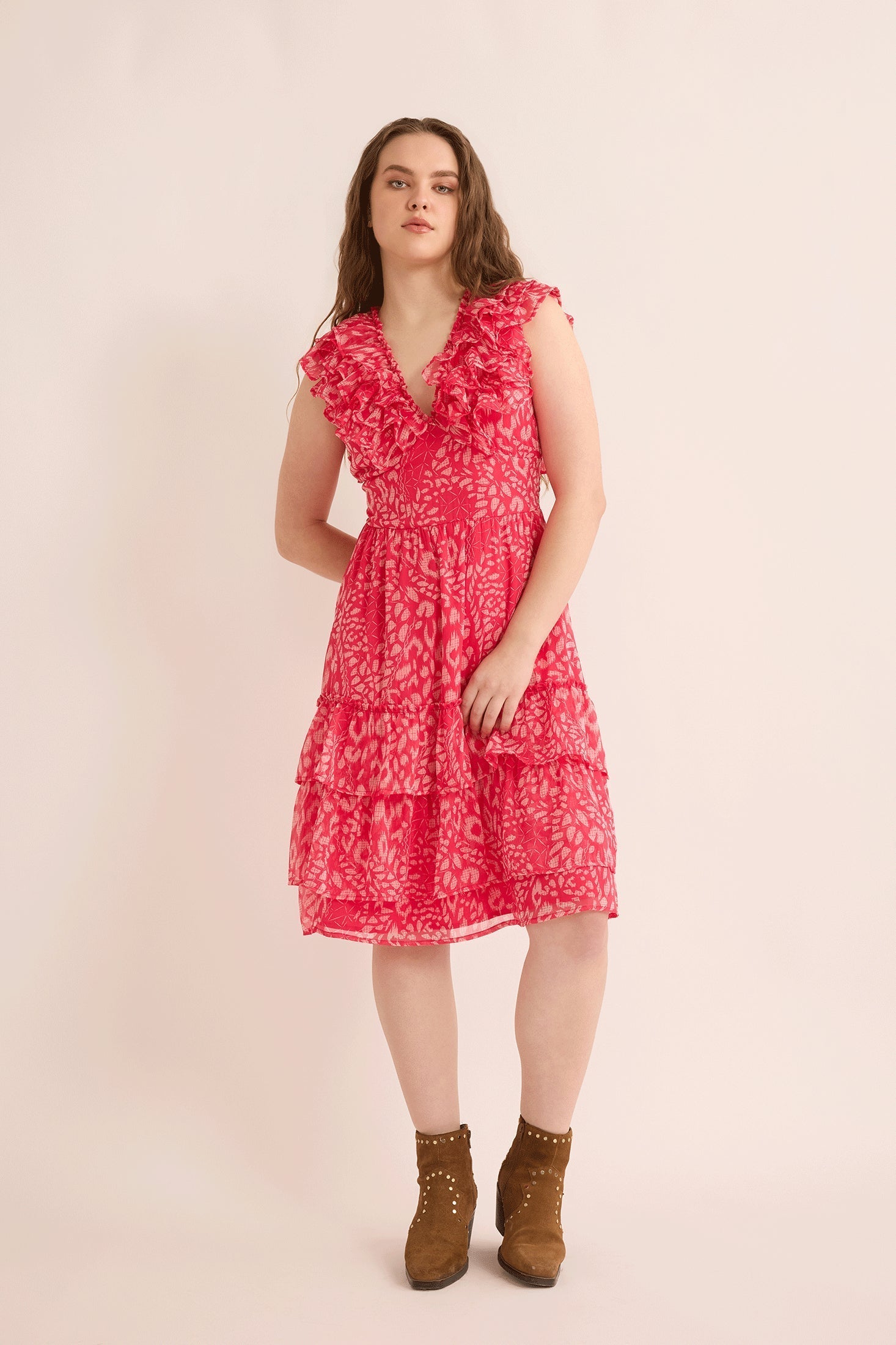 Graceful Juliana Dress In Pink - Myra USA