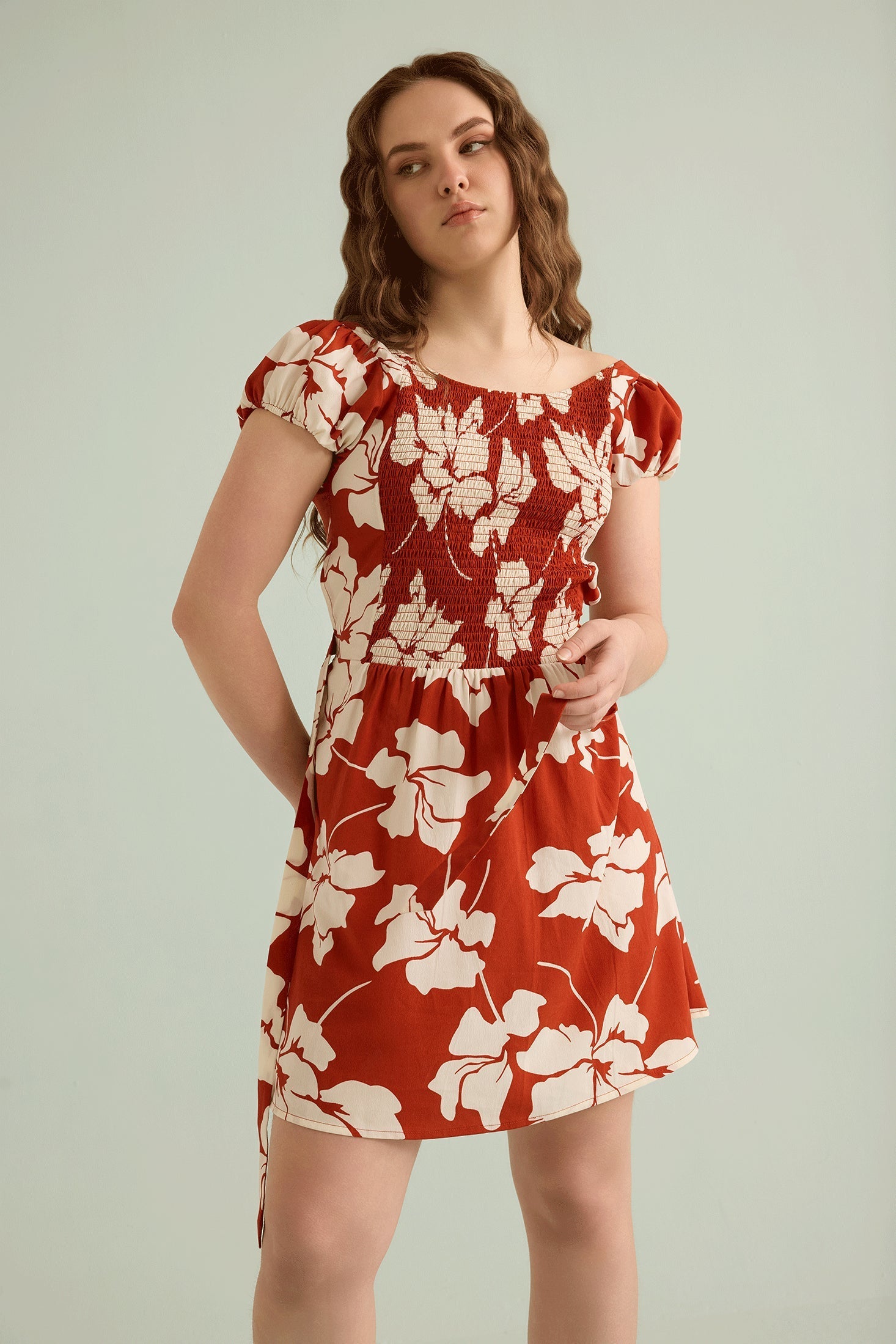 Lillian's Glow Up Dress In Red - Myra USA
