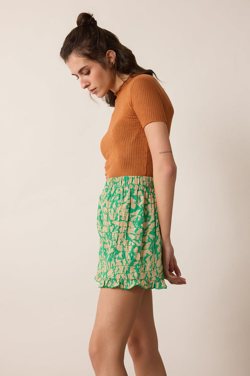 Amelia Short In Green - Myra USA