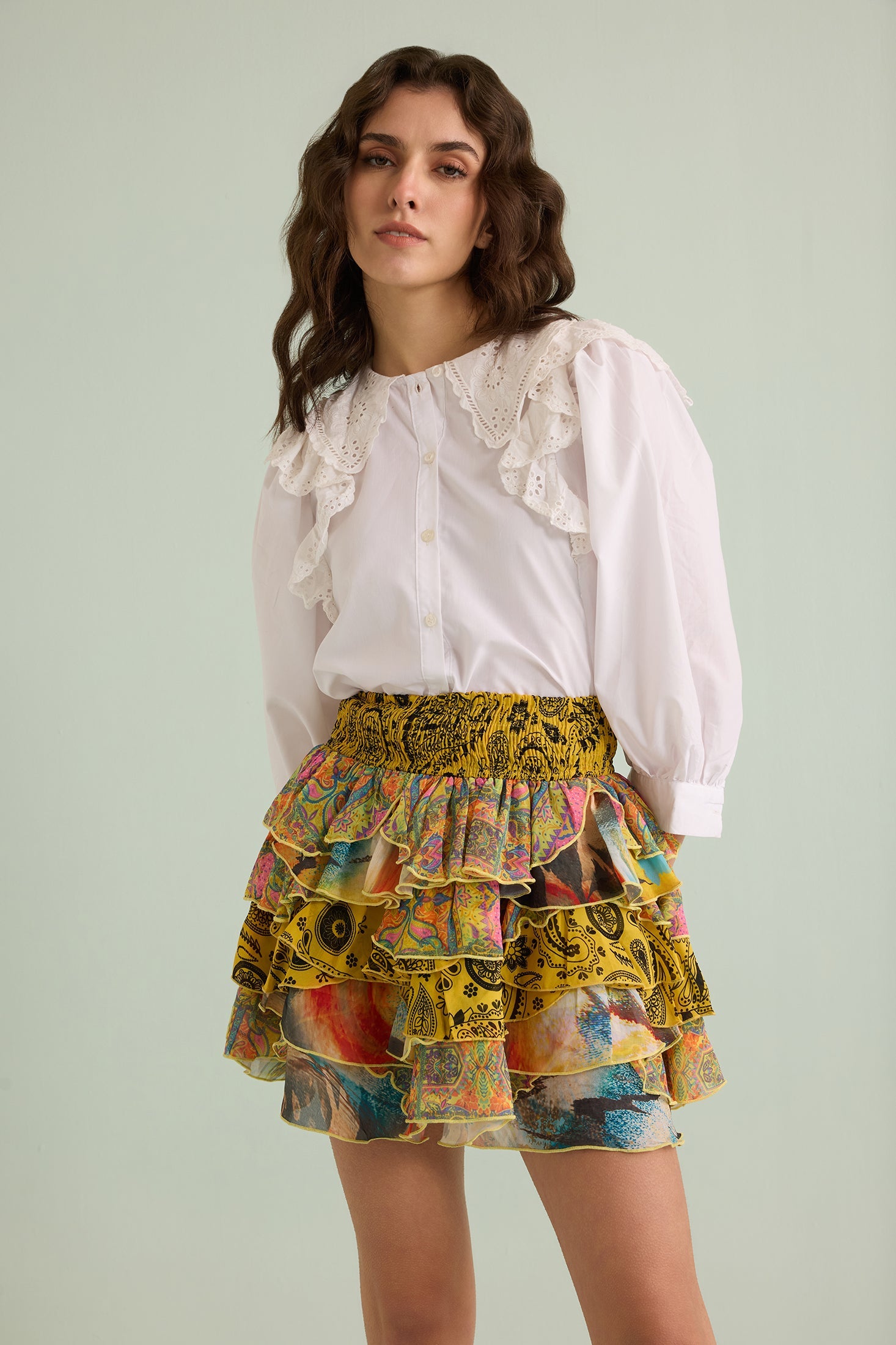 Maven Molly Skirt In Multicolor - Myra USA