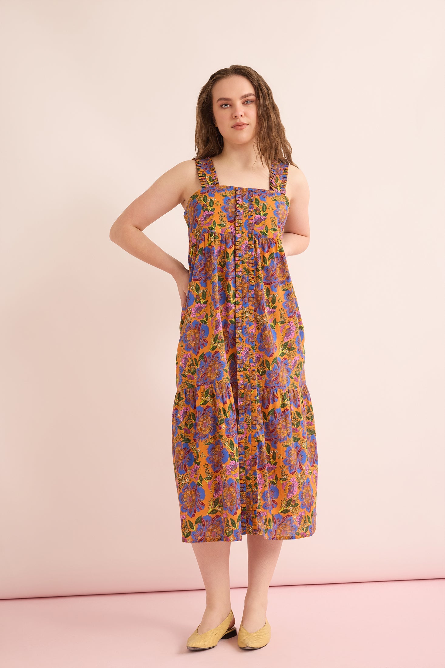 Bryony Splendor Dress In Multicolor - Myra USA