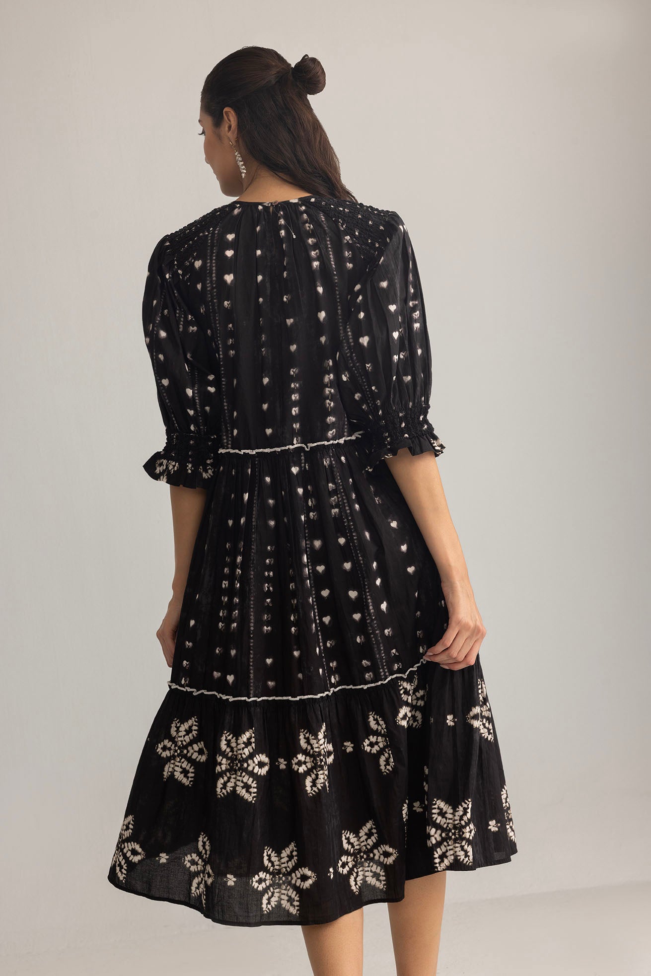 Gypsy Heart Dress in Midnight Ink - Myra USA