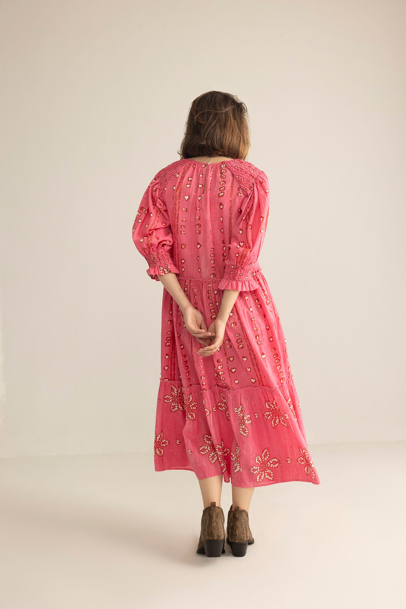 Gypsy Heart Dress in Poppy Red - Myra USA
