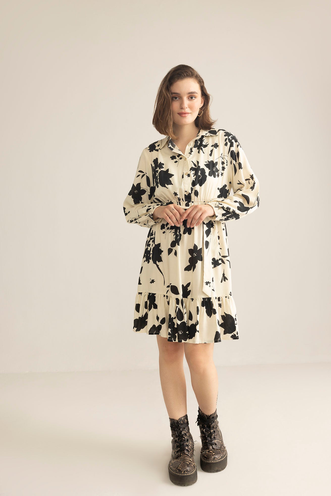 Vow & Vine Midi Dress in Ivory Dusk - Myra USA